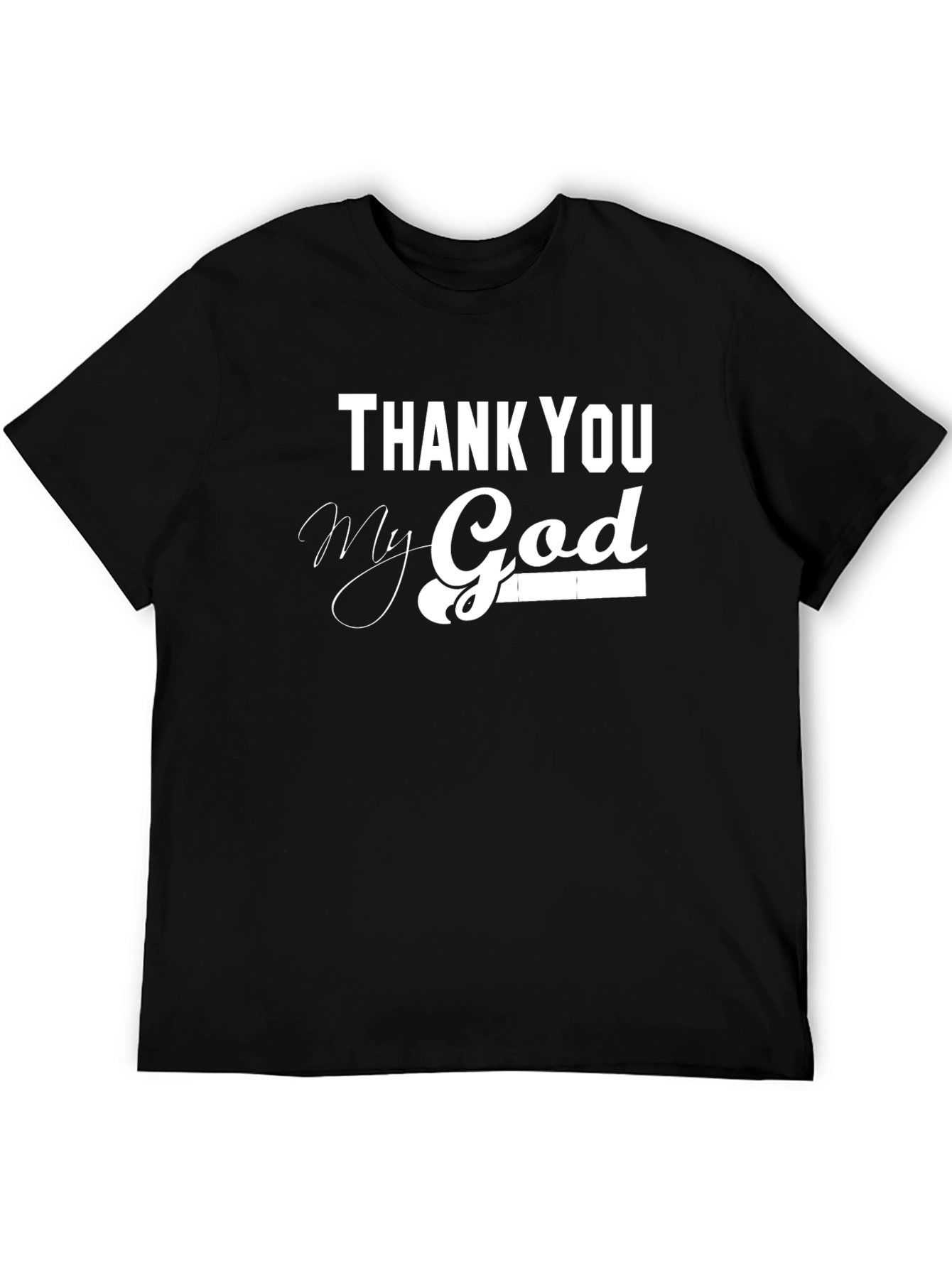 Thank You My God Black T-Shirt