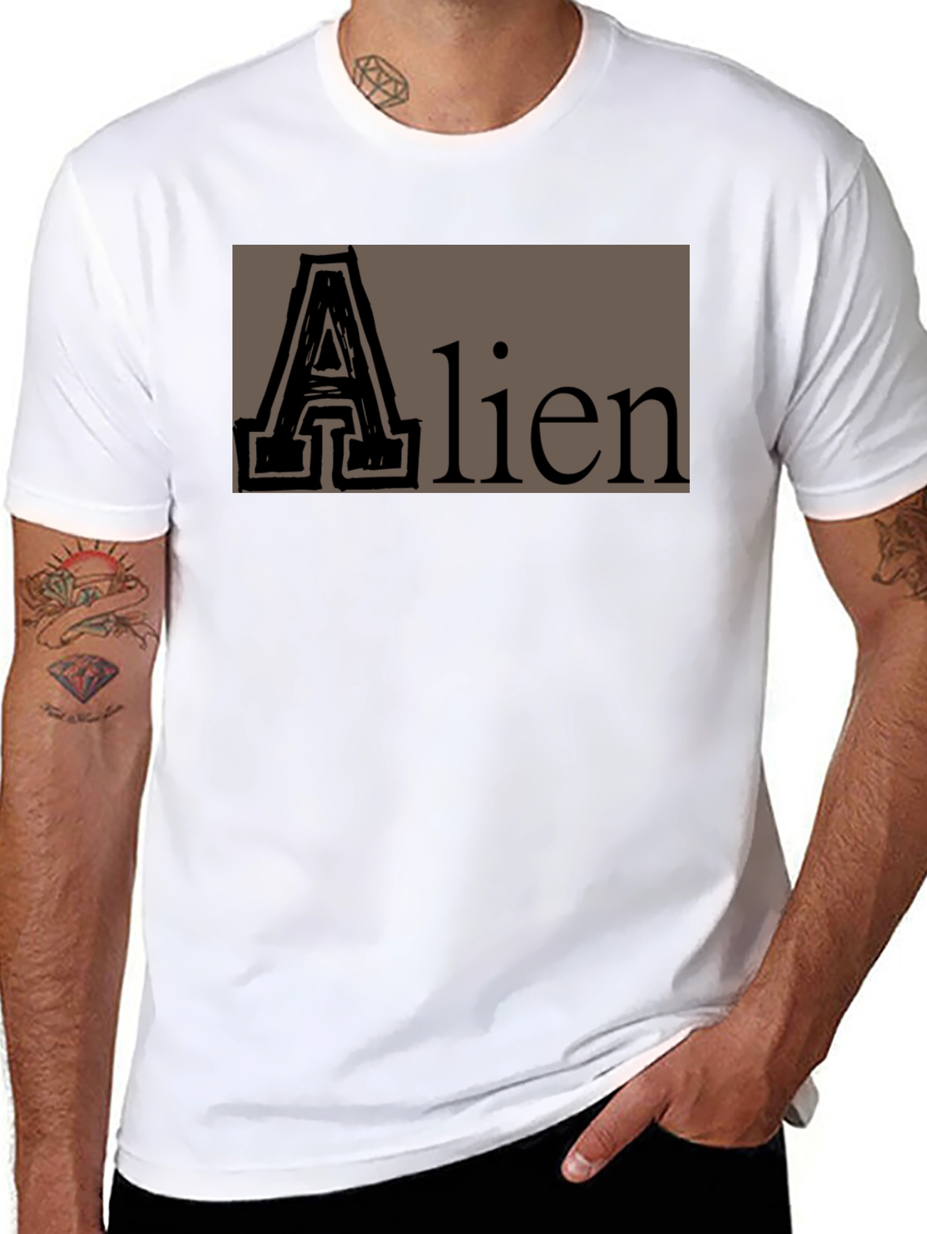Alien Graphic Tee - Casual Comfort Unique Design