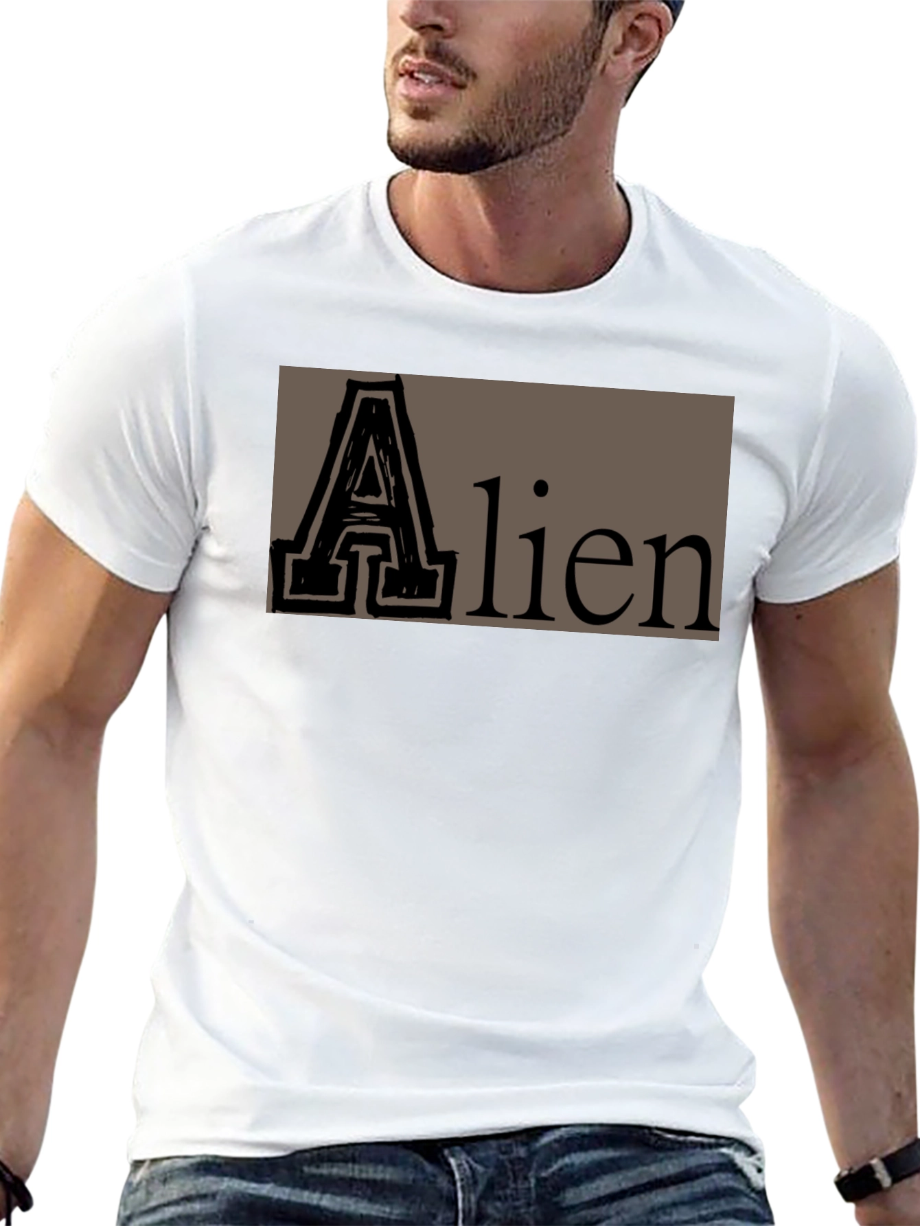 Alien Graphic Tee - Casual Comfort Unique Design
