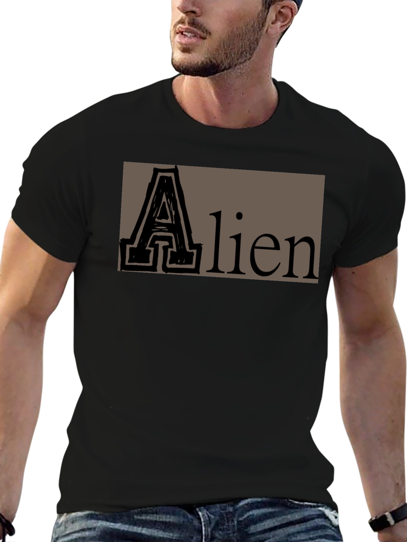 Alien Graphic Tee - Casual Comfort Unique Design