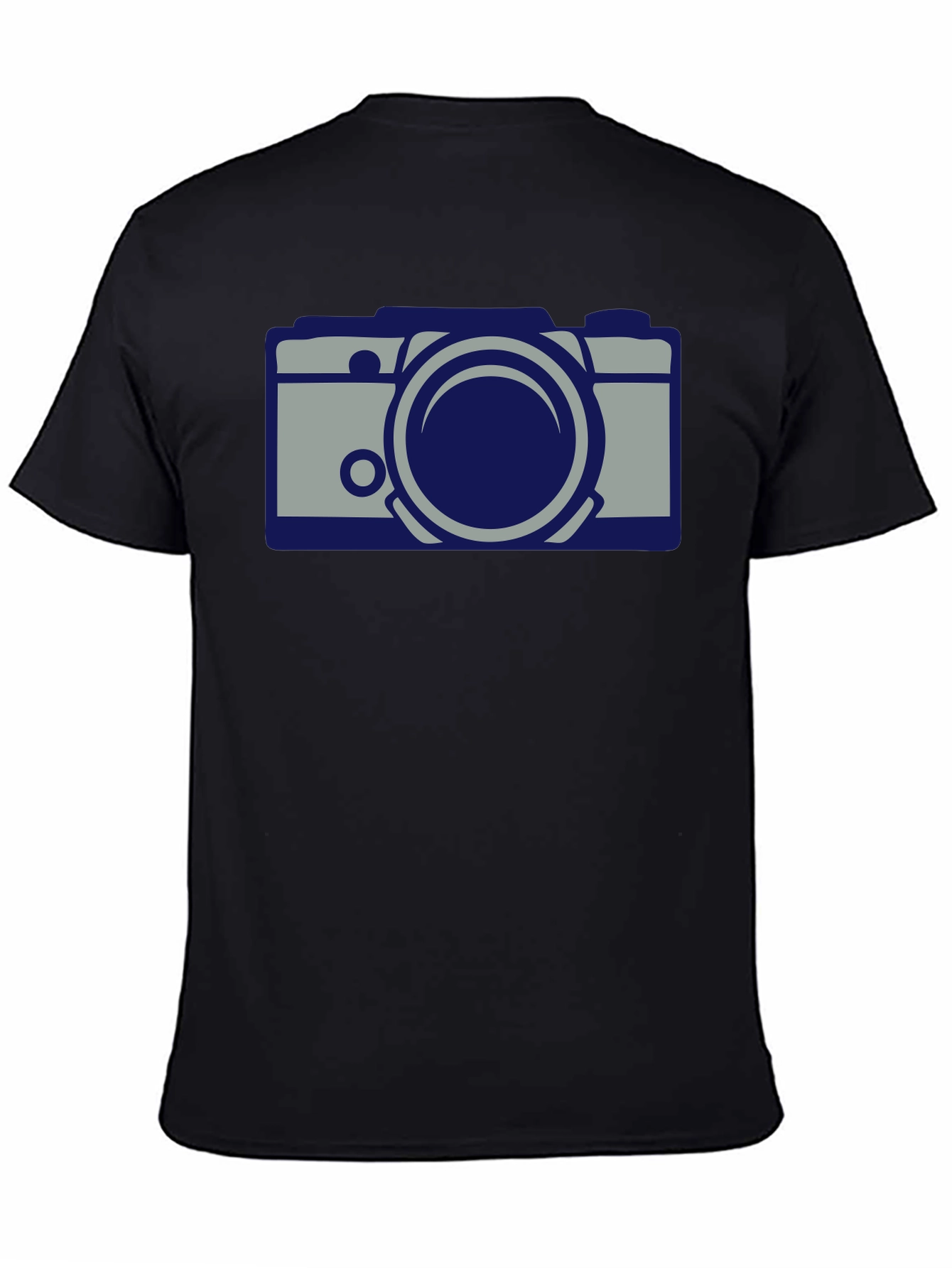Cool Camera Graphic Black T-Shirt