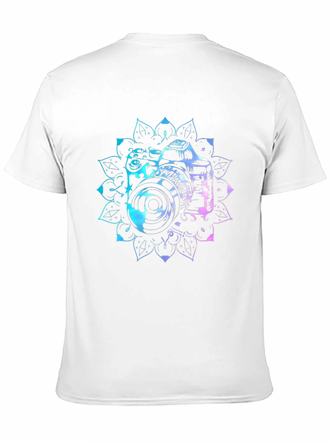 Camera Mandala Graphic Tee - Photographer Style