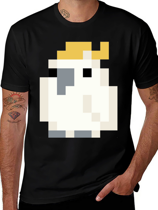 Pixelated Cute Chicken T-Shirt - Fun & Stylish