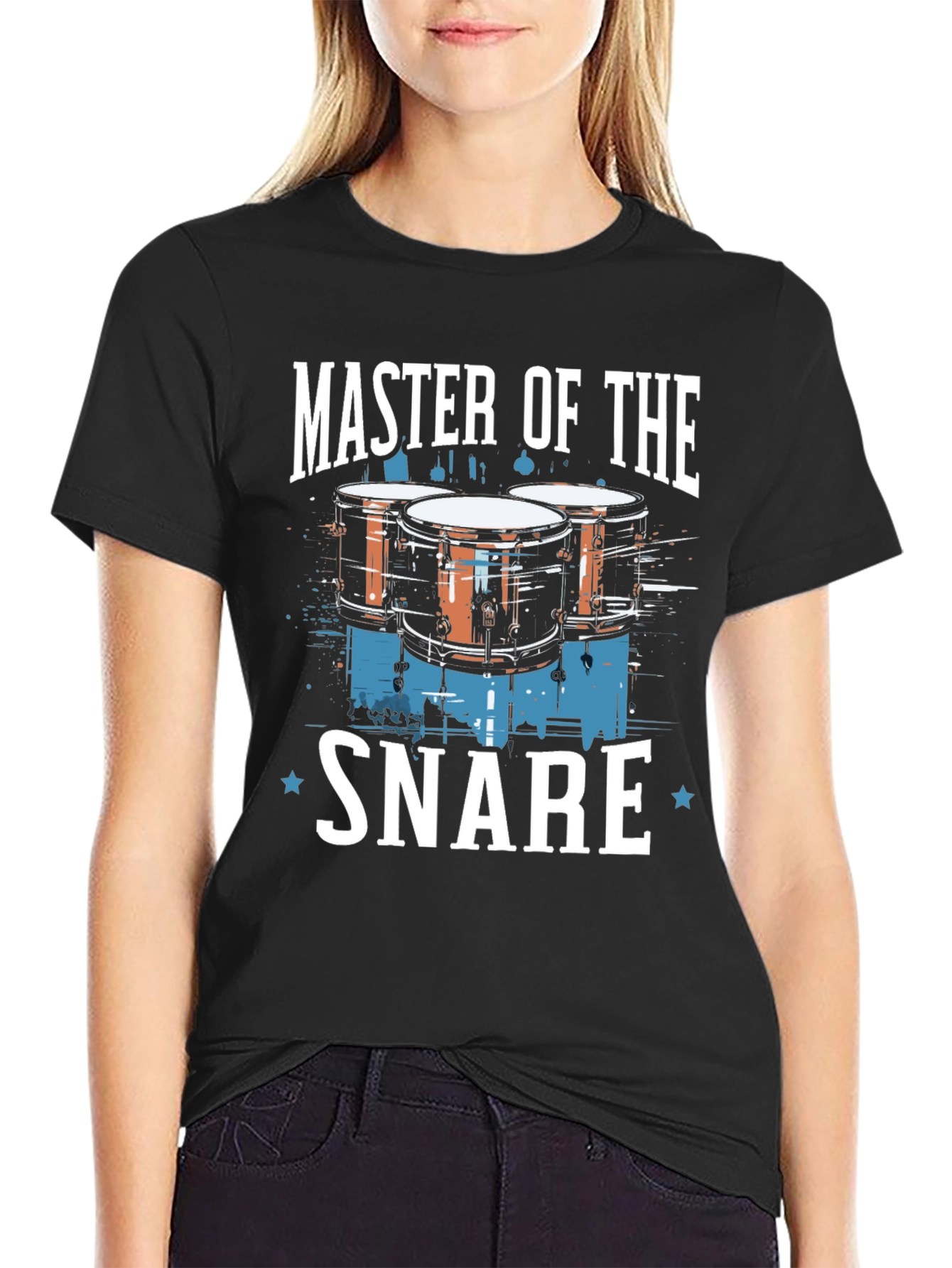 Master of the Snare Drummer T-Shirt - Black