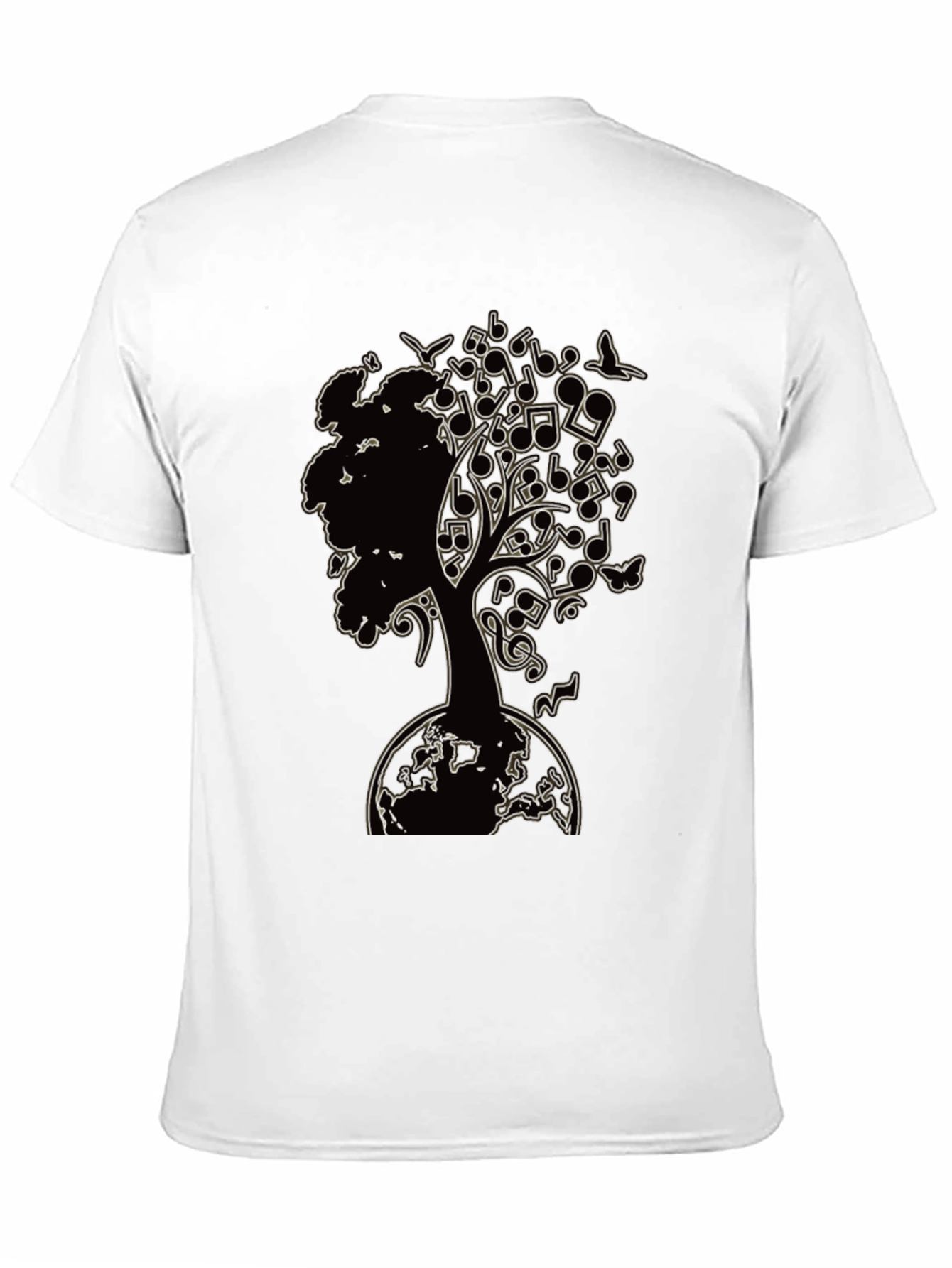Music Tree Graphic T-Shirt - Earth Roots
