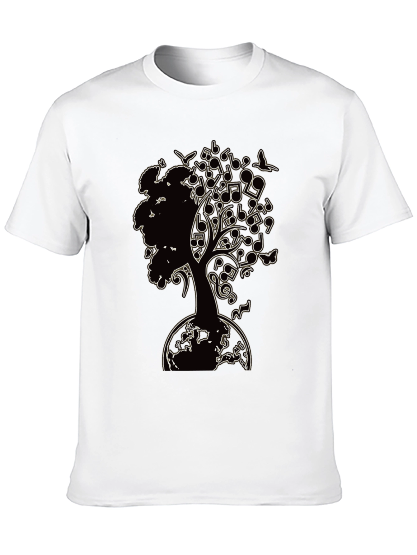 Music Tree Graphic T-Shirt - Earth Roots