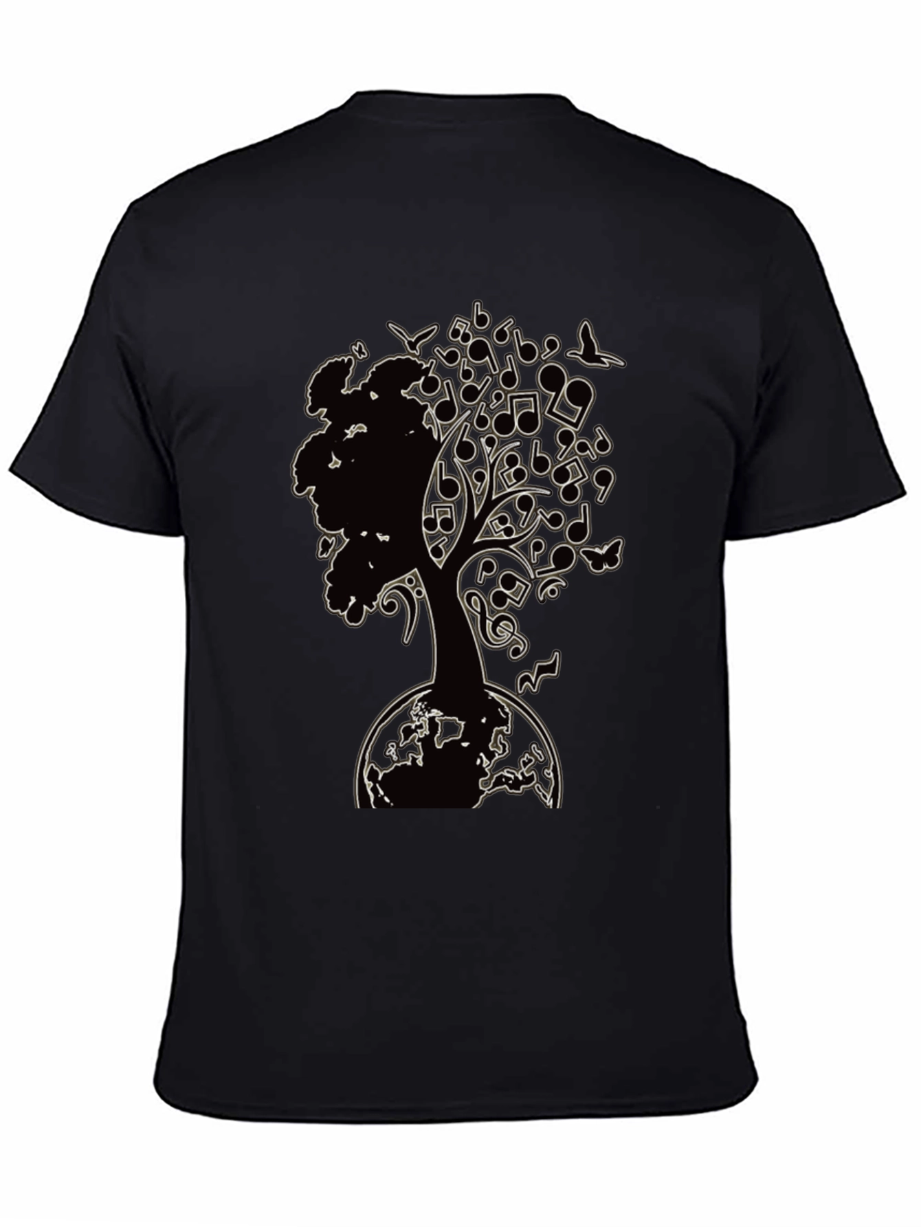 Music Tree Graphic T-Shirt - Earth Roots