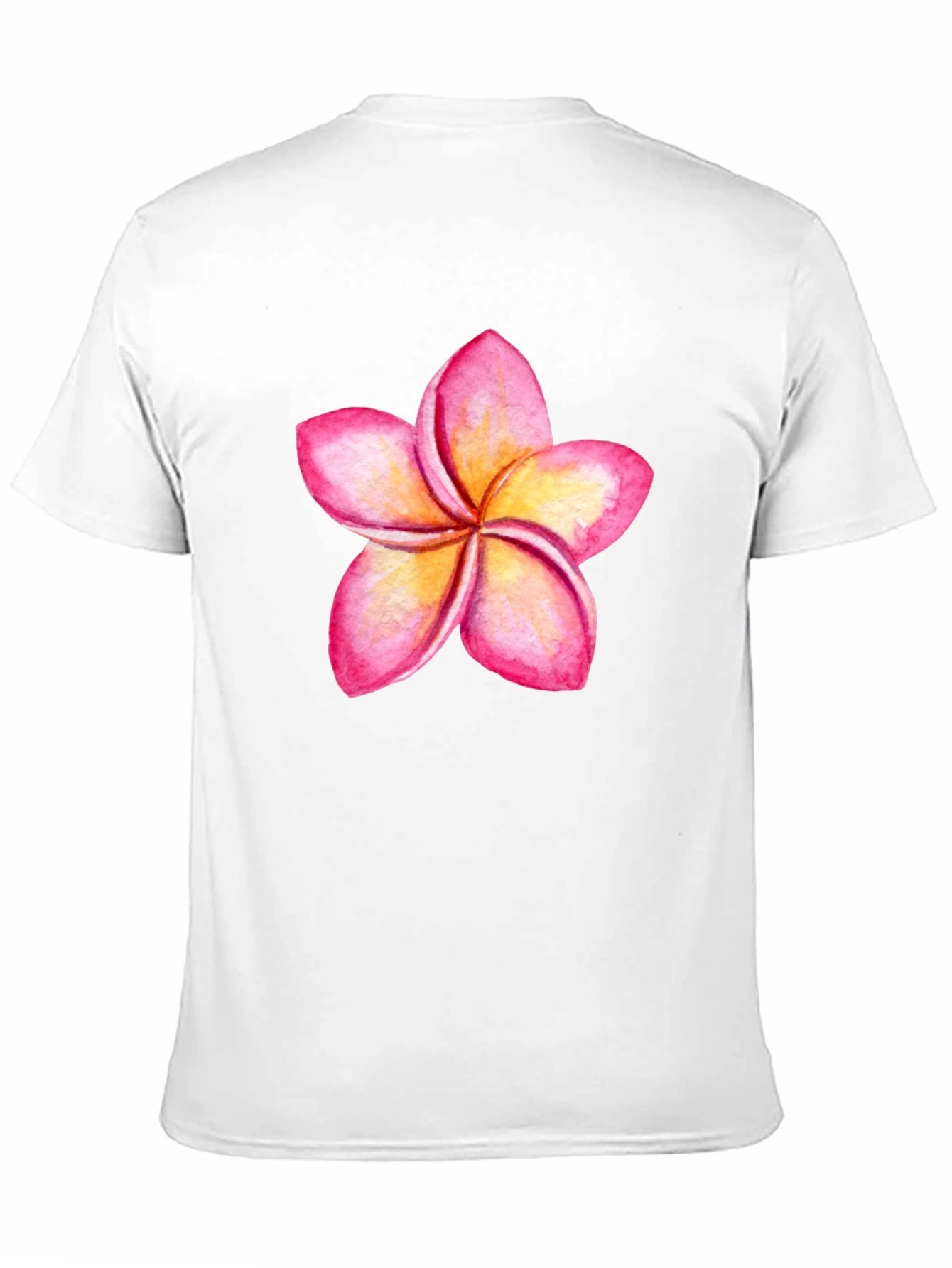 Tropical Plumeria Flower Graphic Tee