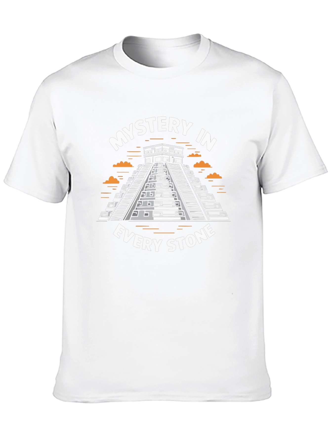 Mystery in Every Stone Black Graphic T-Shirt