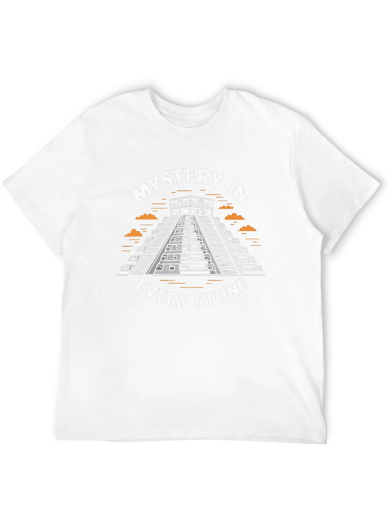 Mystery in Every Stone Black Graphic T-Shirt