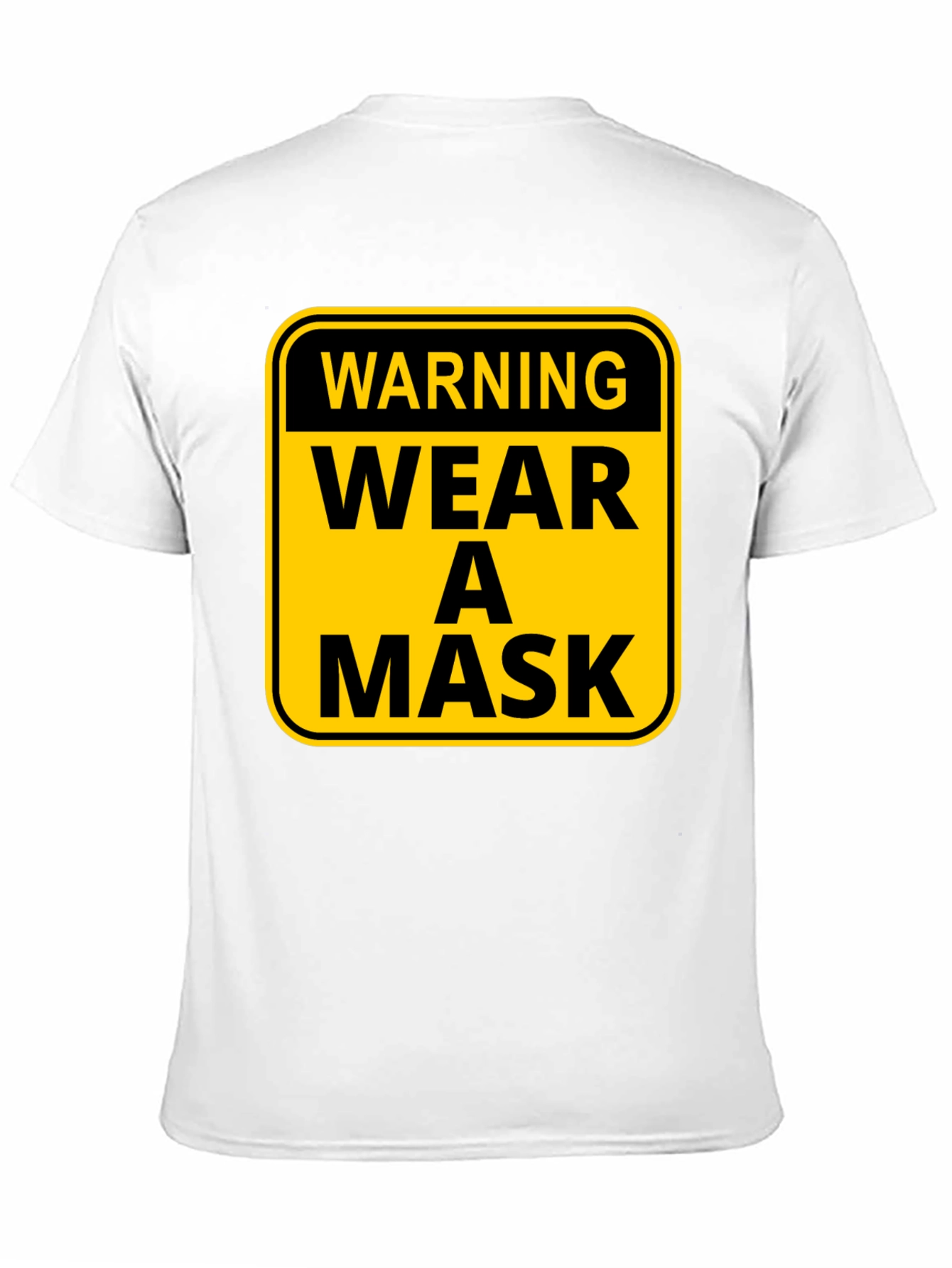 Wear A Mask Warning Graphic Tee