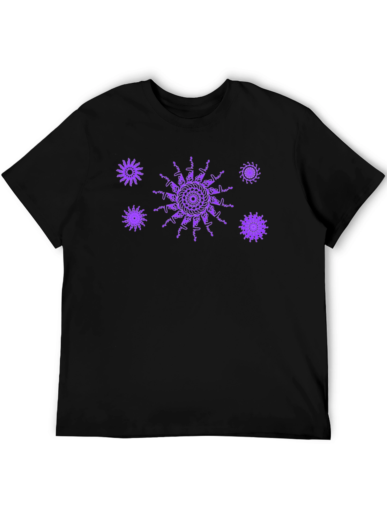 Modern Mandala Print T-Shirt - Stylish Casual Tee