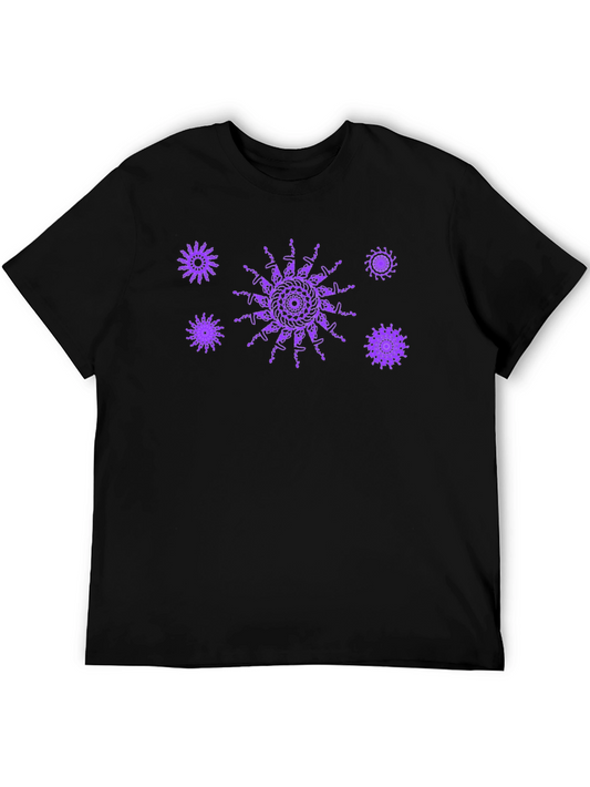 Modern Mandala Print T-Shirt - Stylish Casual Tee