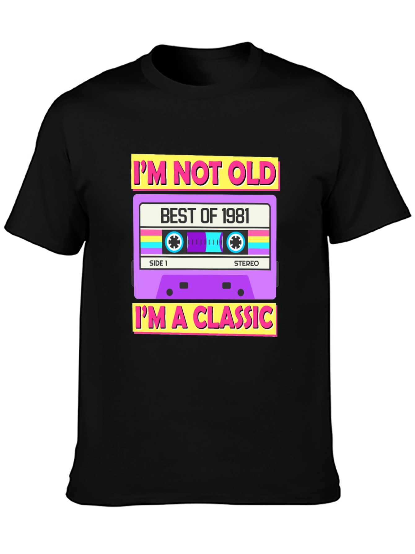Retro 1981 Cassette Tape Classic T-Shirt