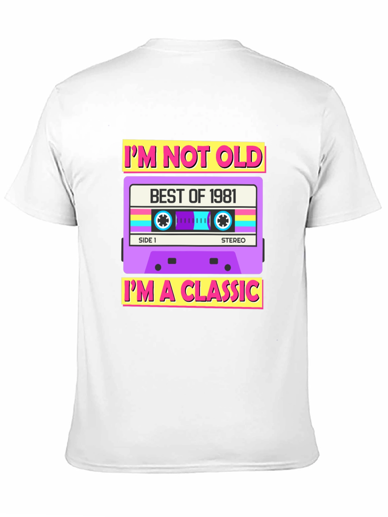 Retro 1981 Cassette Tape Classic T-Shirt
