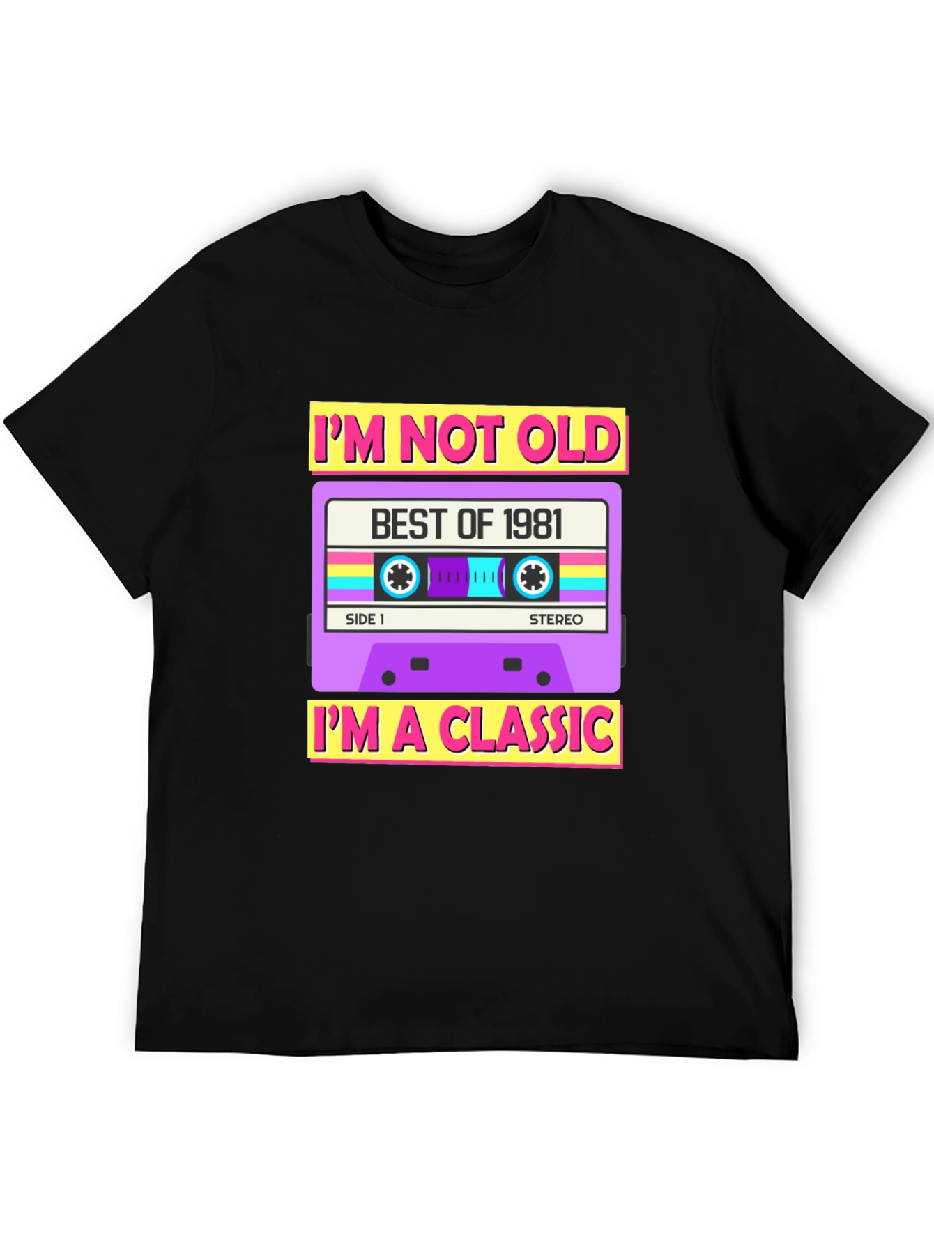 Retro 1981 Cassette Tape Classic T-Shirt