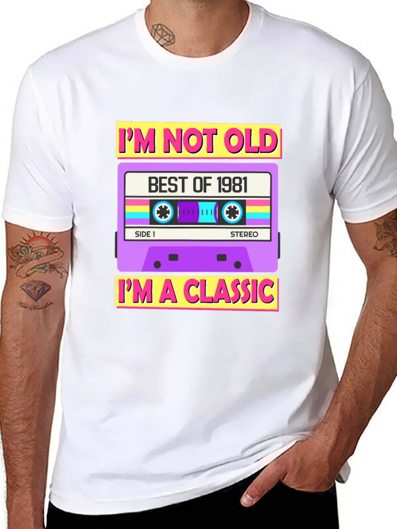 Retro 1981 Cassette Tape Classic T-Shirt
