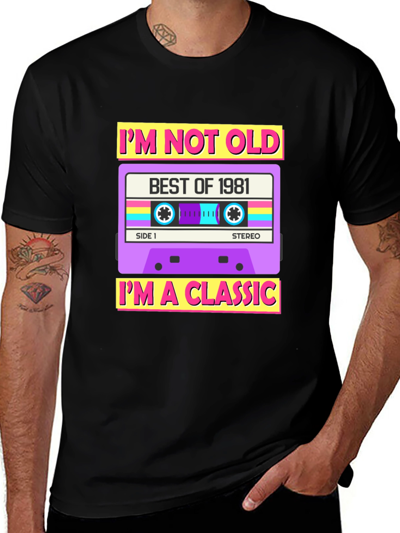 Retro 1981 Cassette Tape Classic T-Shirt