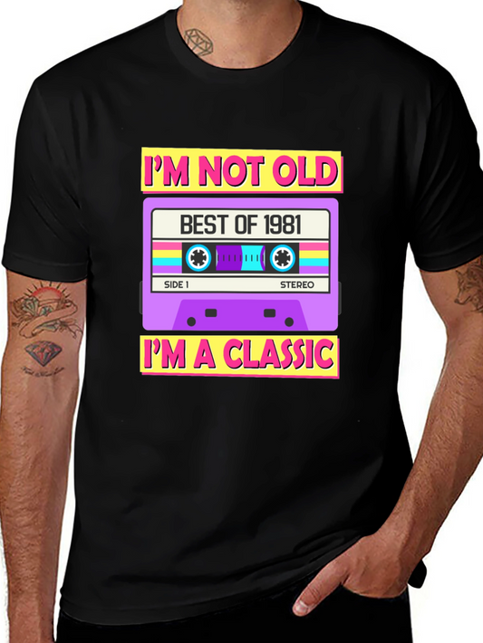 Retro 1981 Cassette Tape Classic T-Shirt