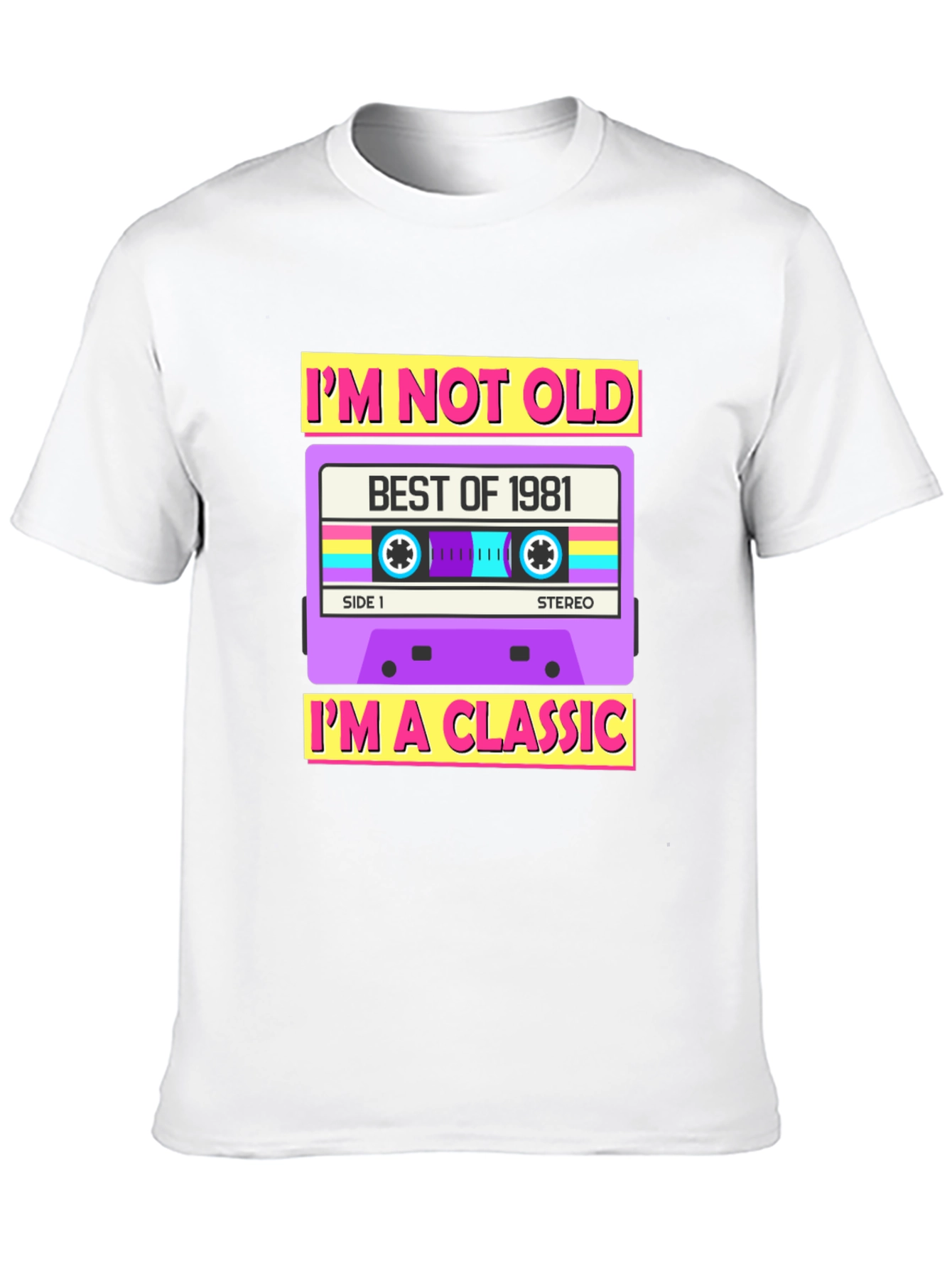 Retro 1981 Cassette Tape Classic T-Shirt