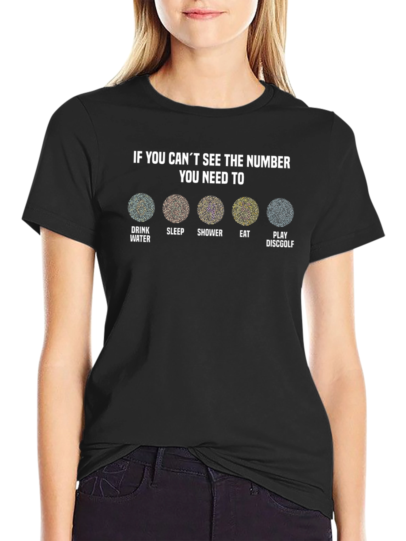 Cant See The Number? Disc Golf T-Shirt