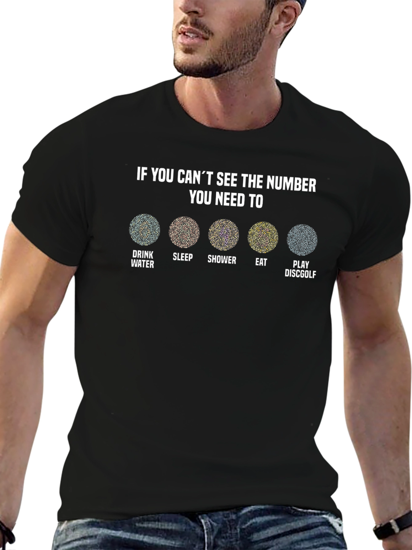Cant See The Number? Disc Golf T-Shirt