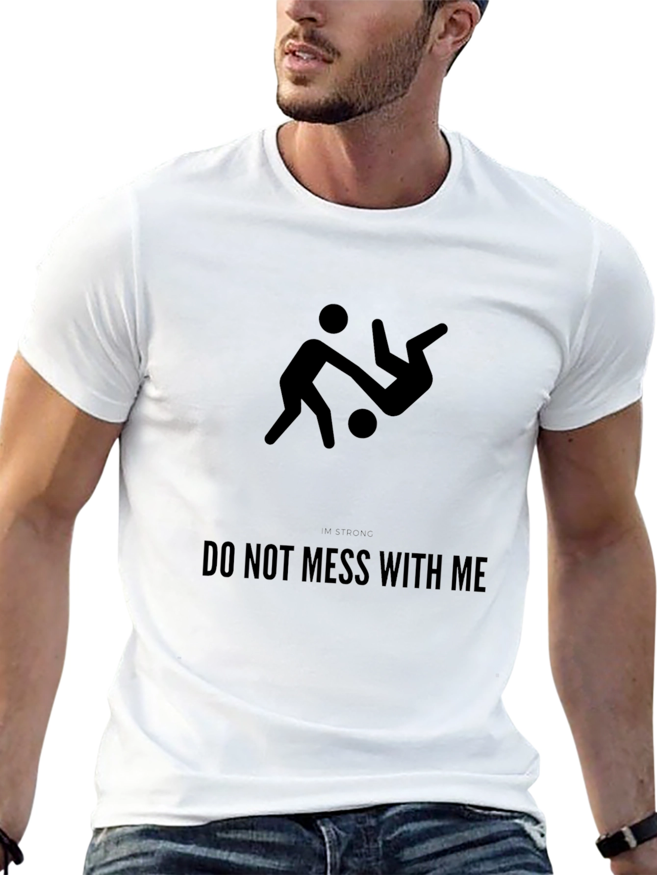 Dont Mess With Me Graphic Tee - Black