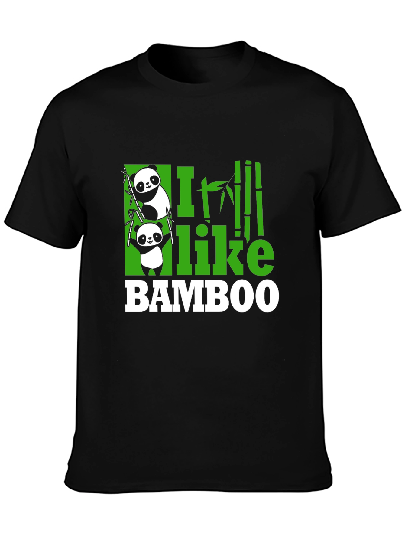 Panda Bamboo Graphic Tee - Fun & Stylish