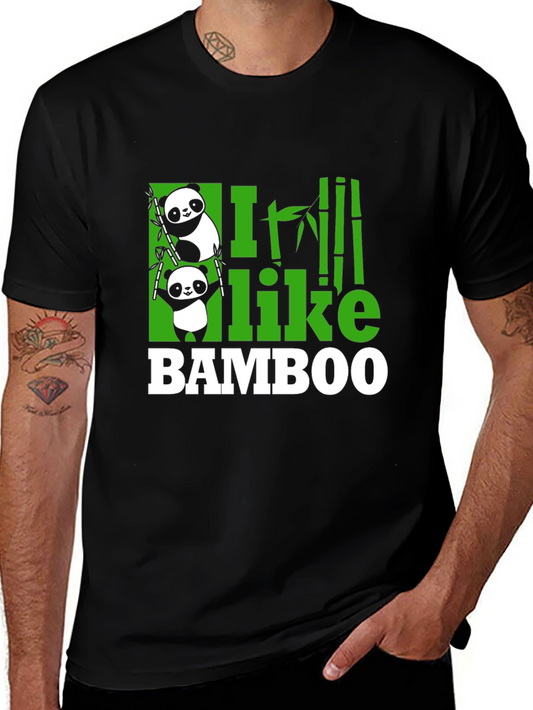 Panda Bamboo Graphic Tee - Fun & Stylish