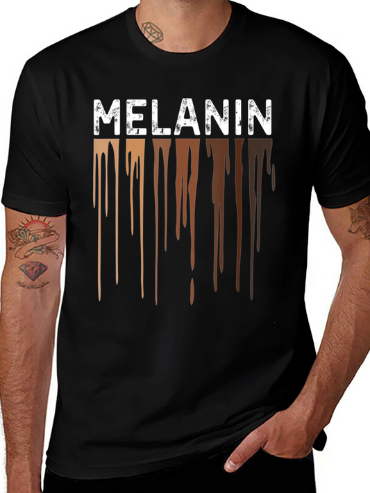 Melanin Drip T-Shirt - Black Pride