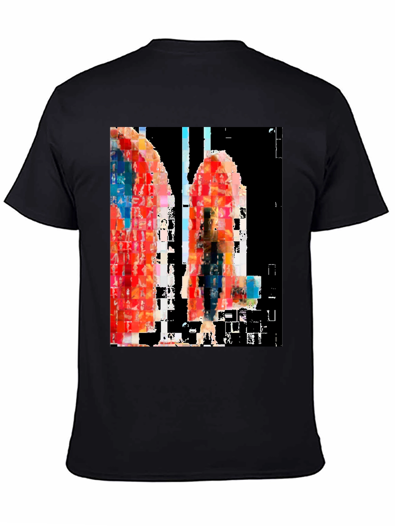Abstract Art Black T-Shirt