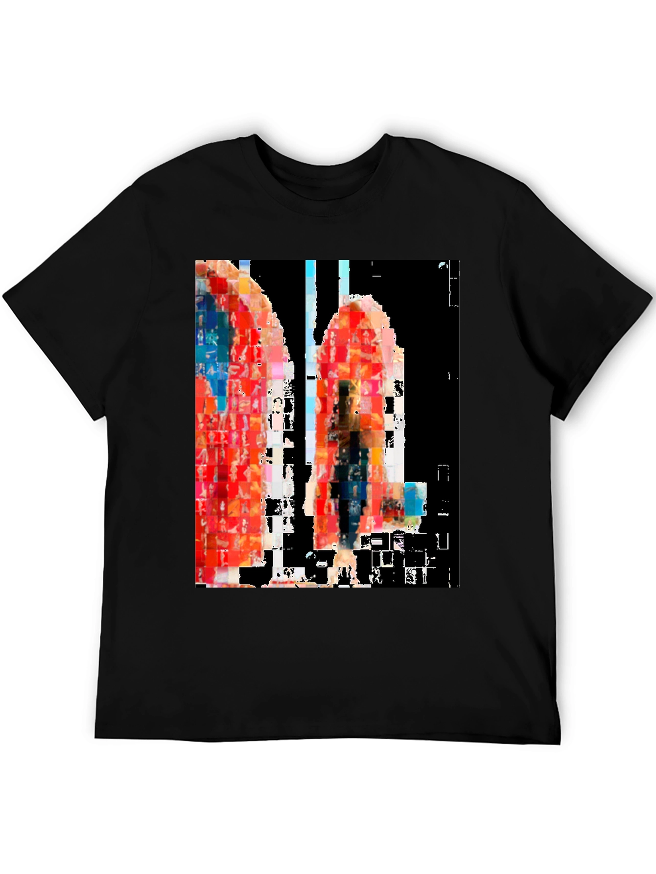 Abstract Art Black T-Shirt