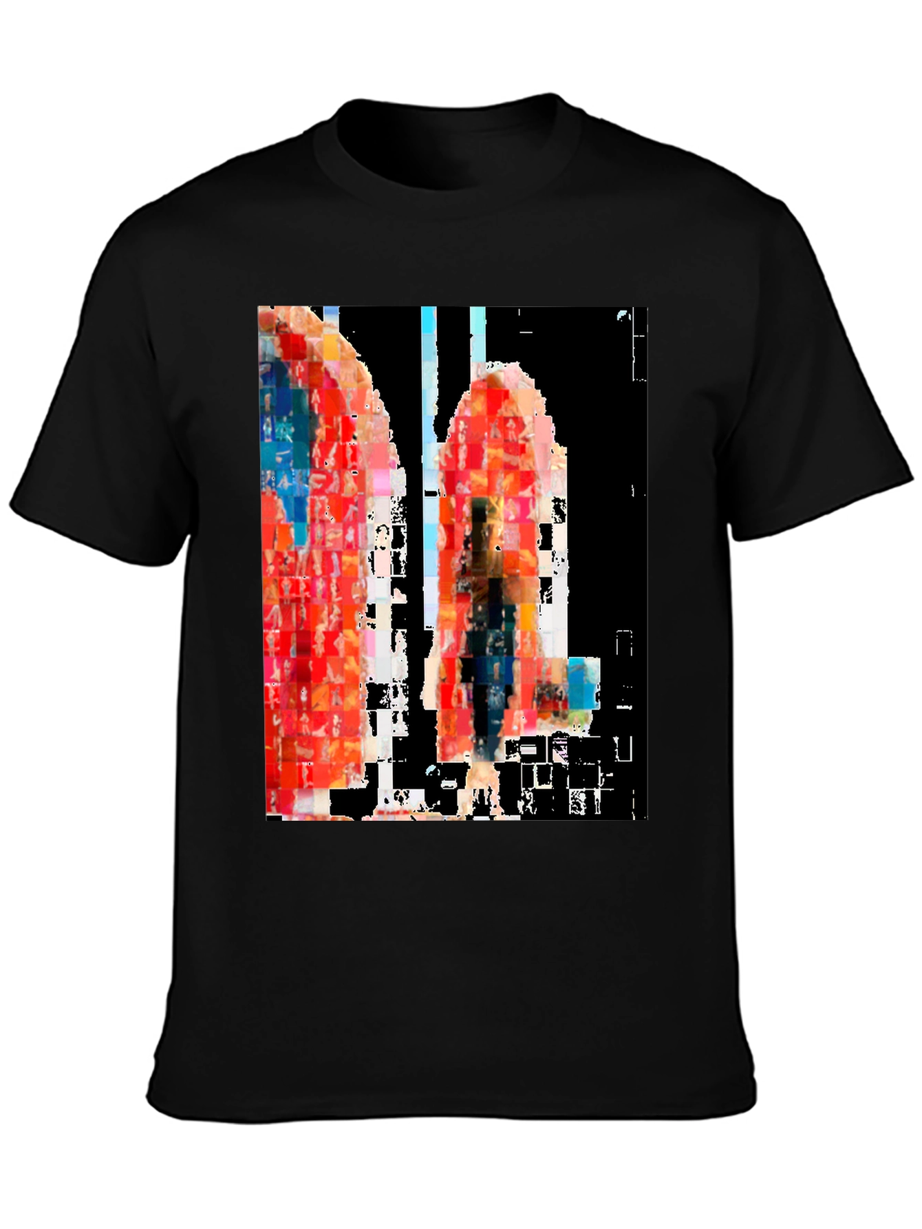 Abstract Art Black T-Shirt