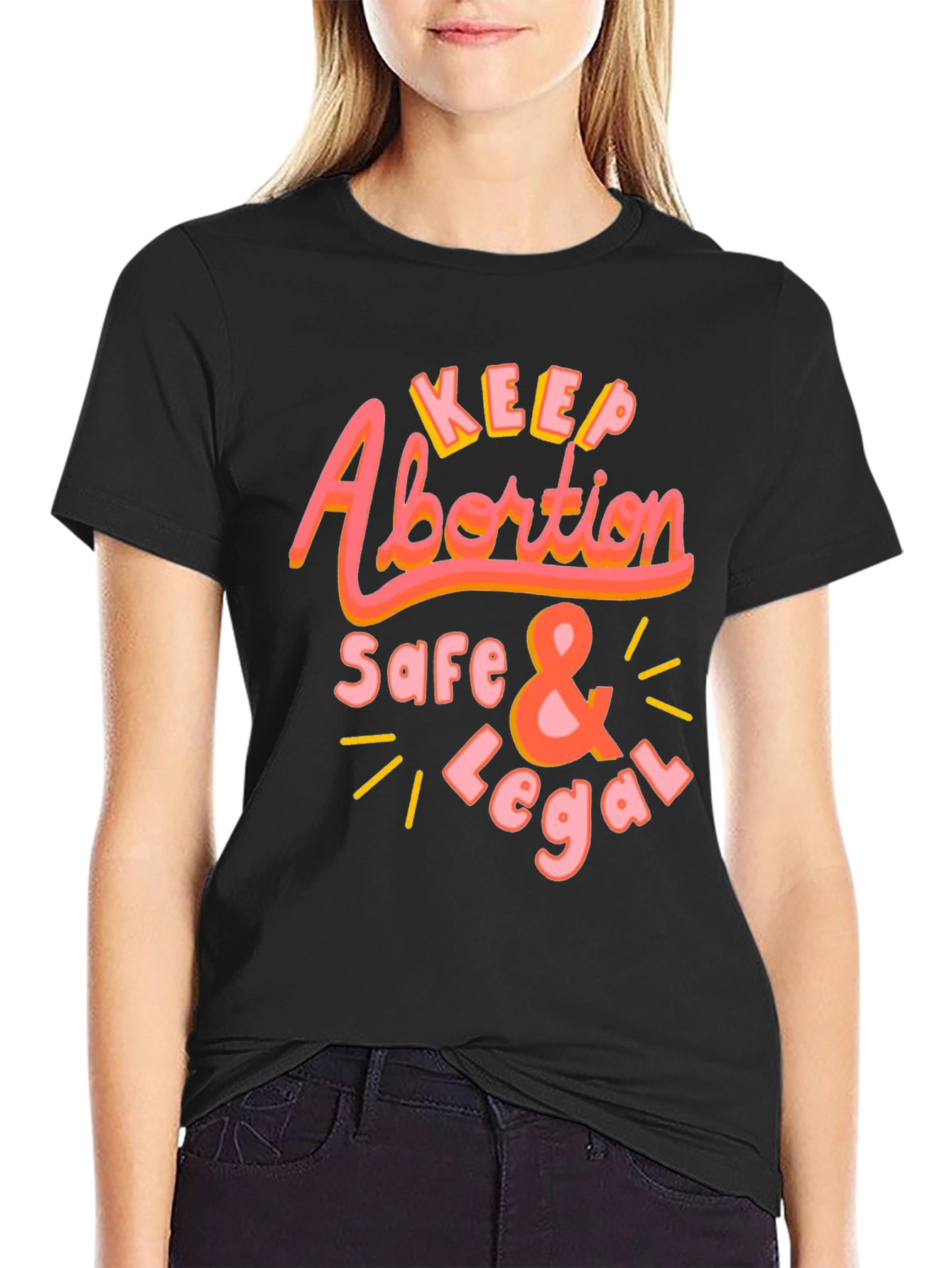 Keep Abortion Safe & Legal Graphic Tee