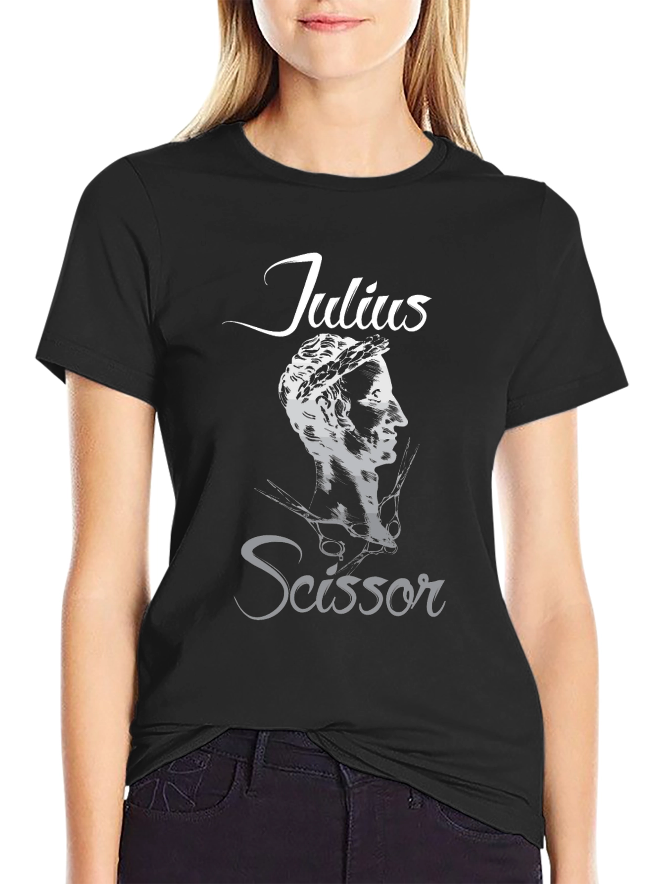 Julius Scissor Graphic T-Shirt - Black