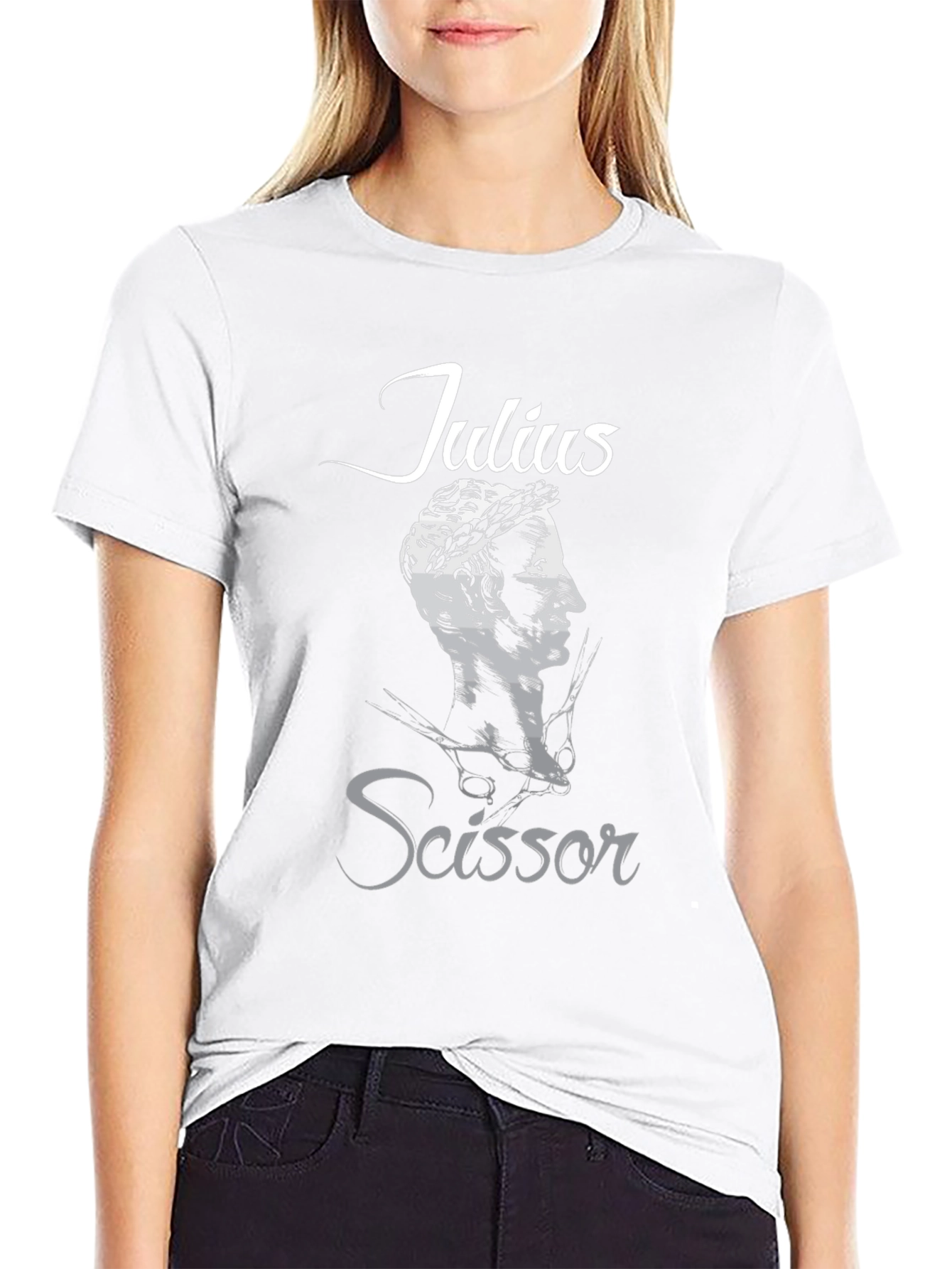 Julius Scissor Graphic T-Shirt - Black