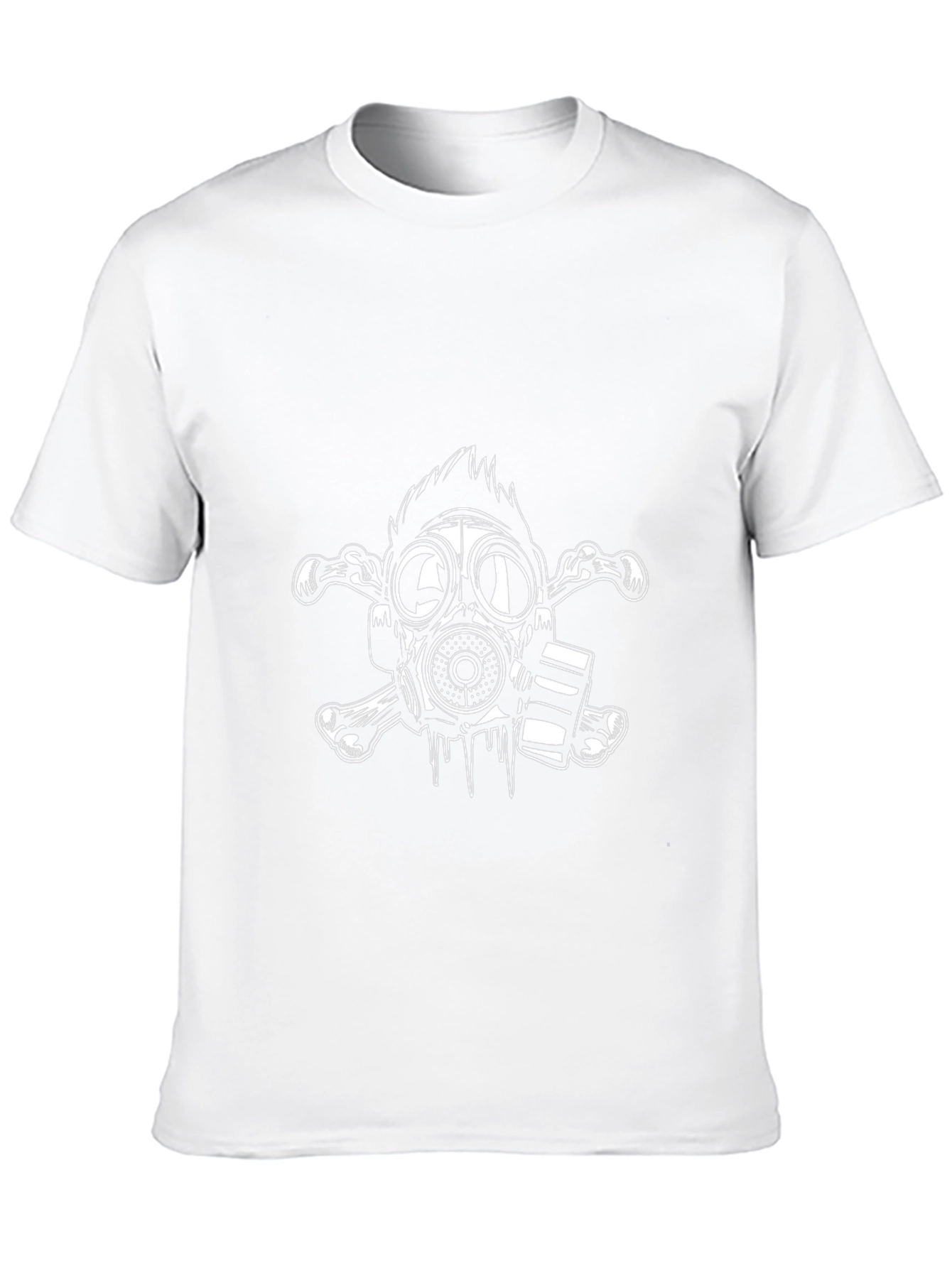 Gas Mask & Bones Graphic Tee
