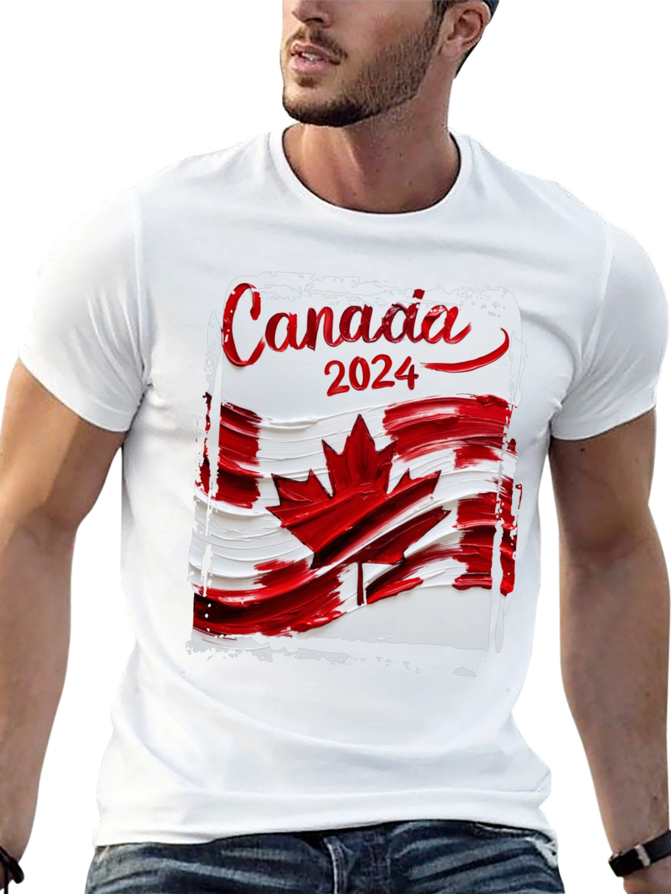 Canada 2024 Graphic Tee - Patriotic Style