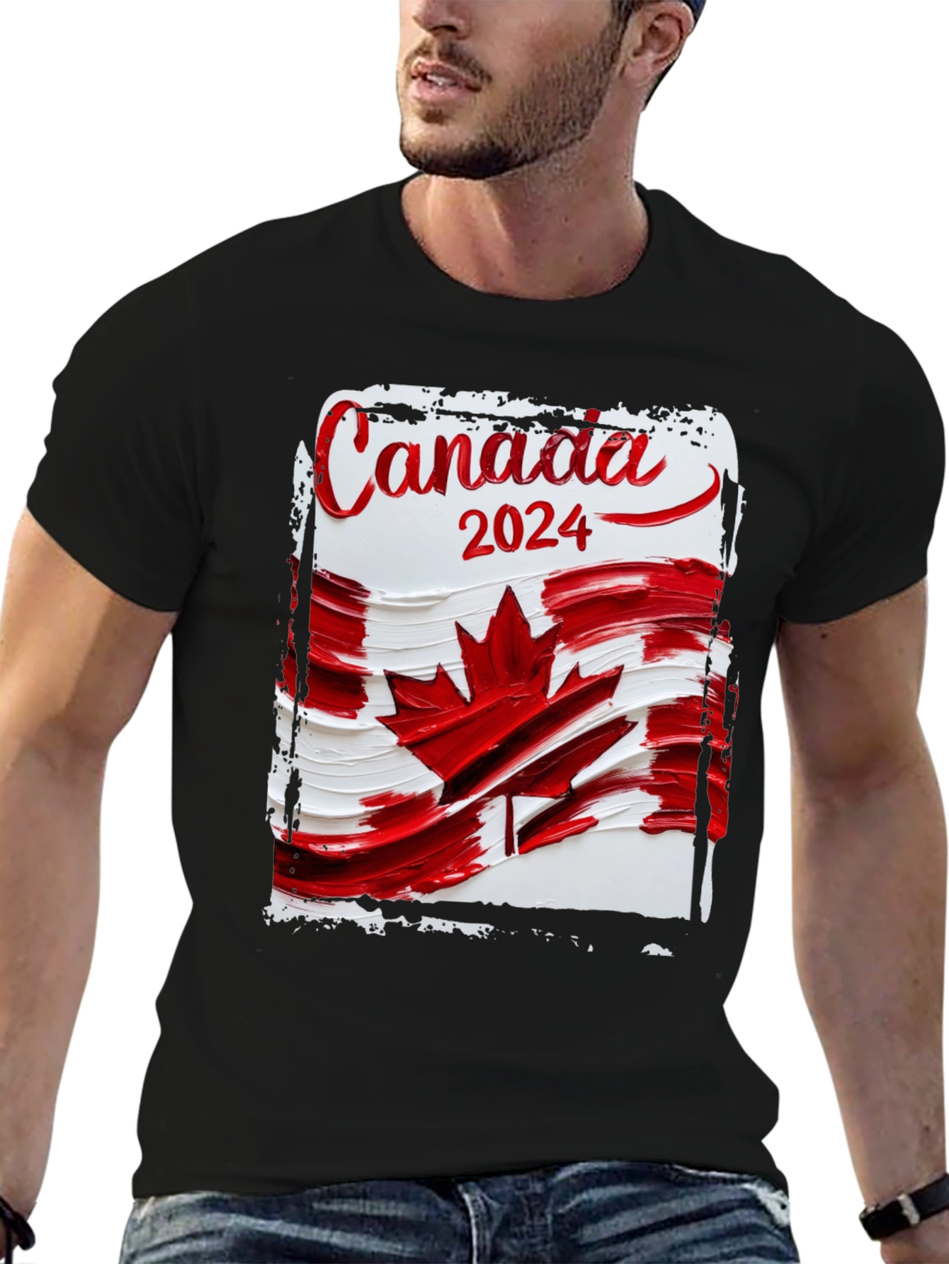Canada 2024 Graphic Tee - Patriotic Style