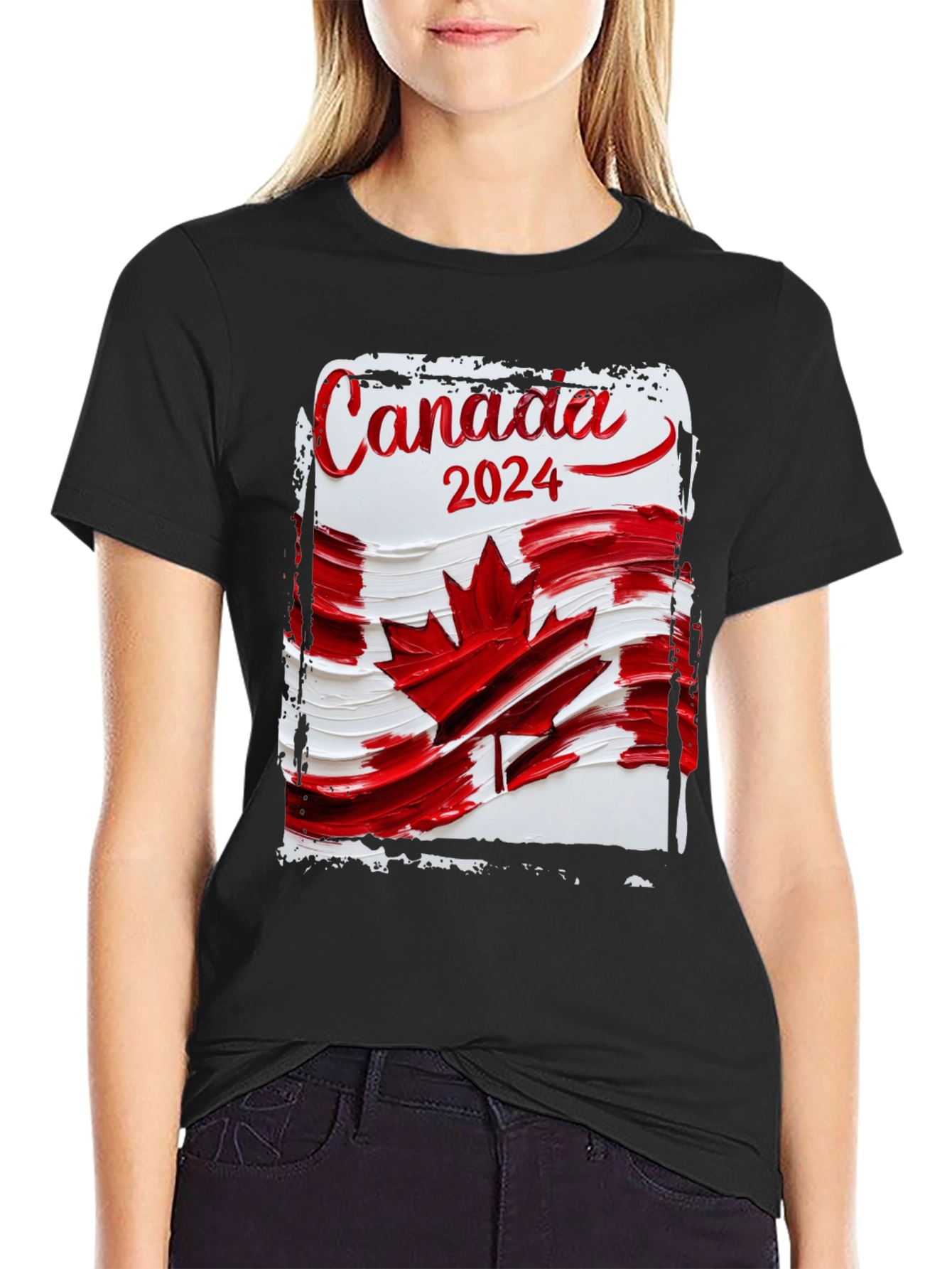Canada 2024 Graphic Tee - Patriotic Style