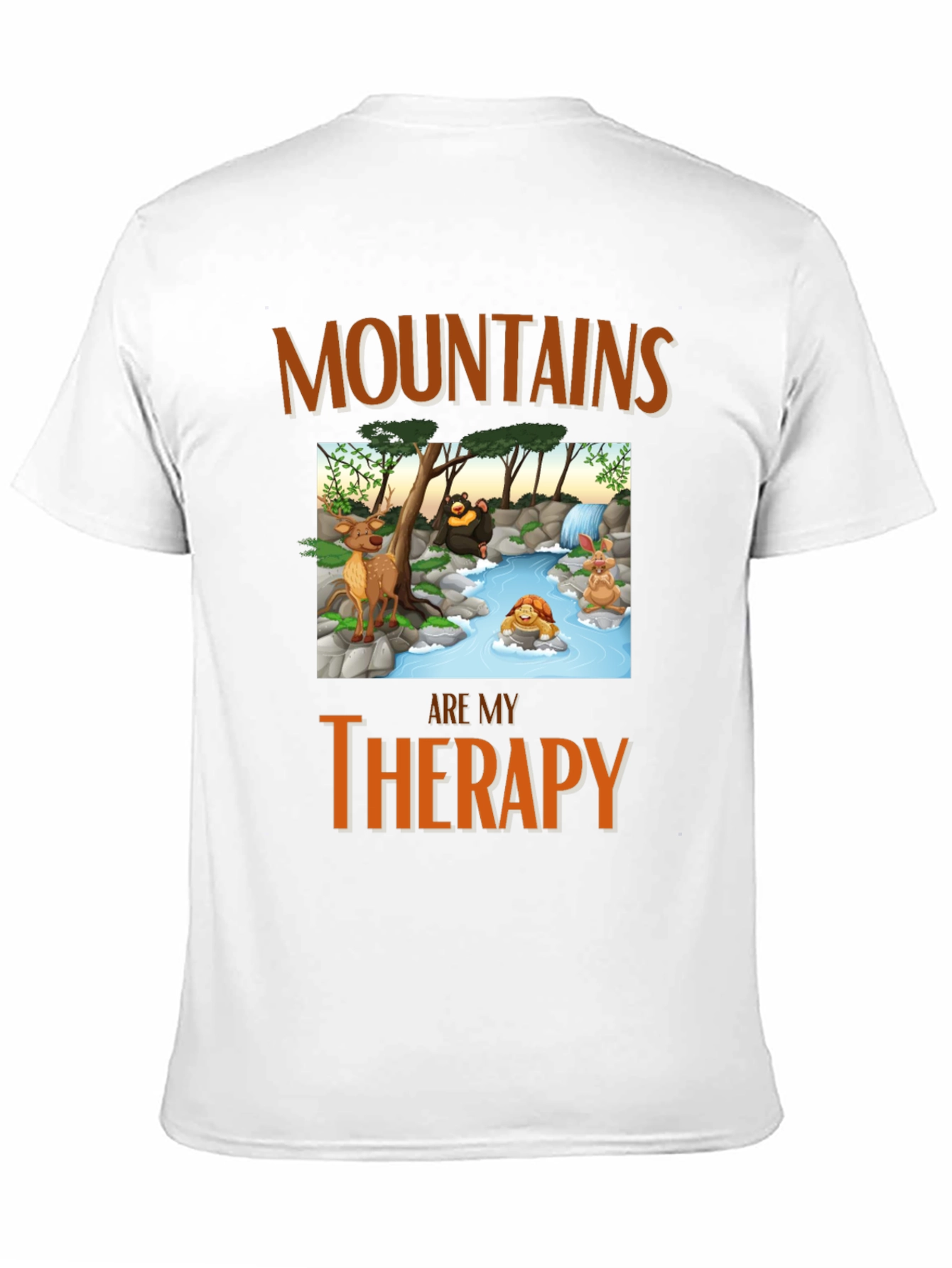 Mountains Are My Therapy Graphic T-Shirt