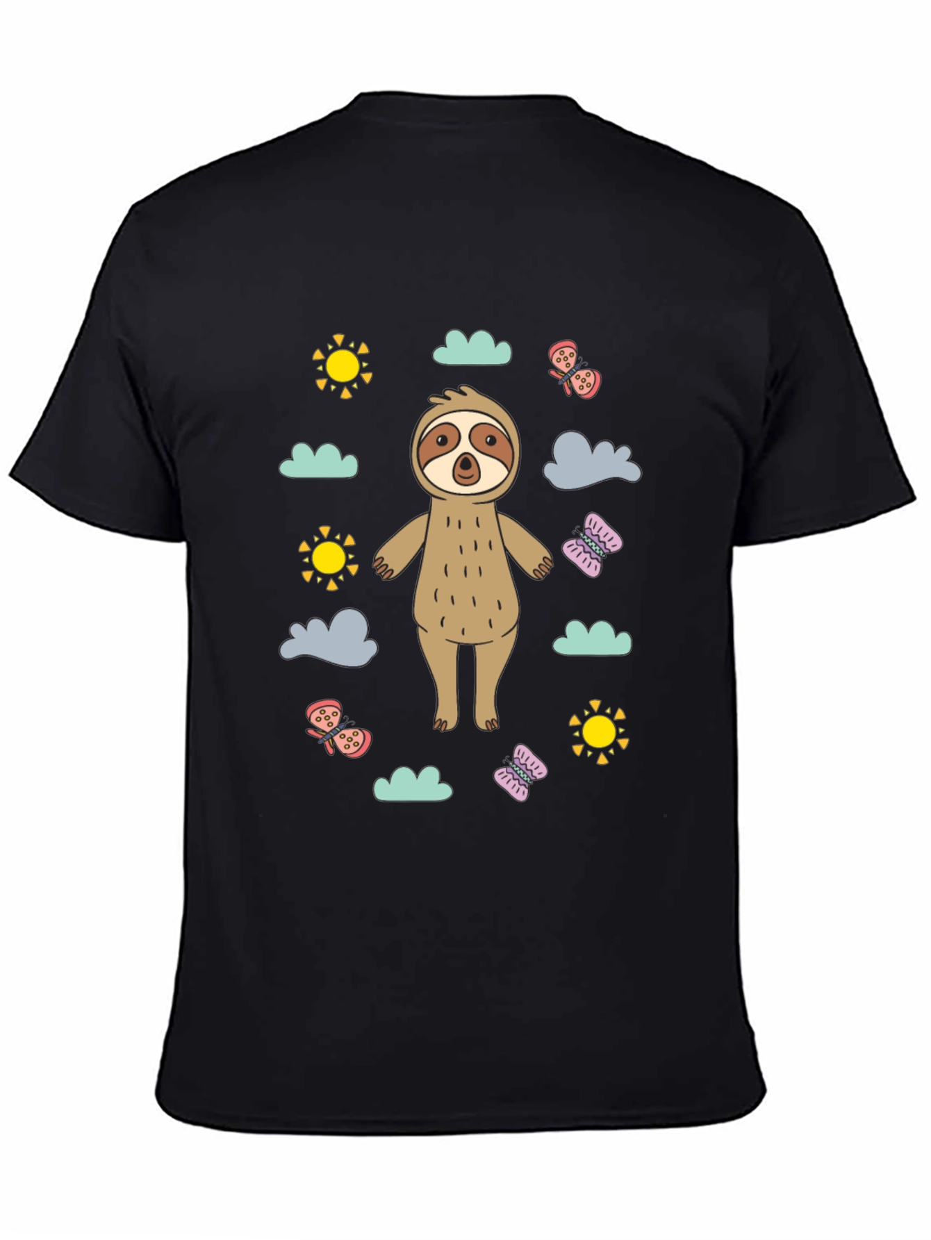 Sloth Graphic T-Shirt - Fun Cartoon Design!