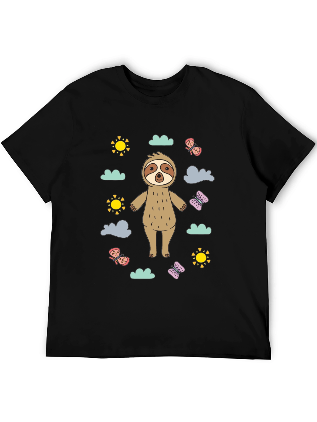 Sloth Graphic T-Shirt - Fun Cartoon Design!