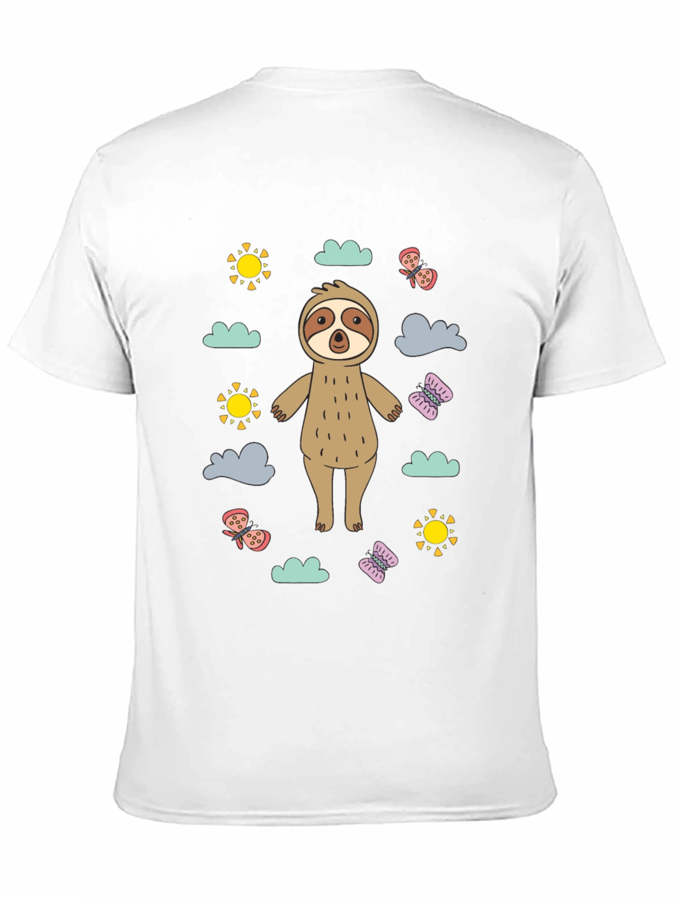 Sloth Graphic T-Shirt - Fun Cartoon Design!