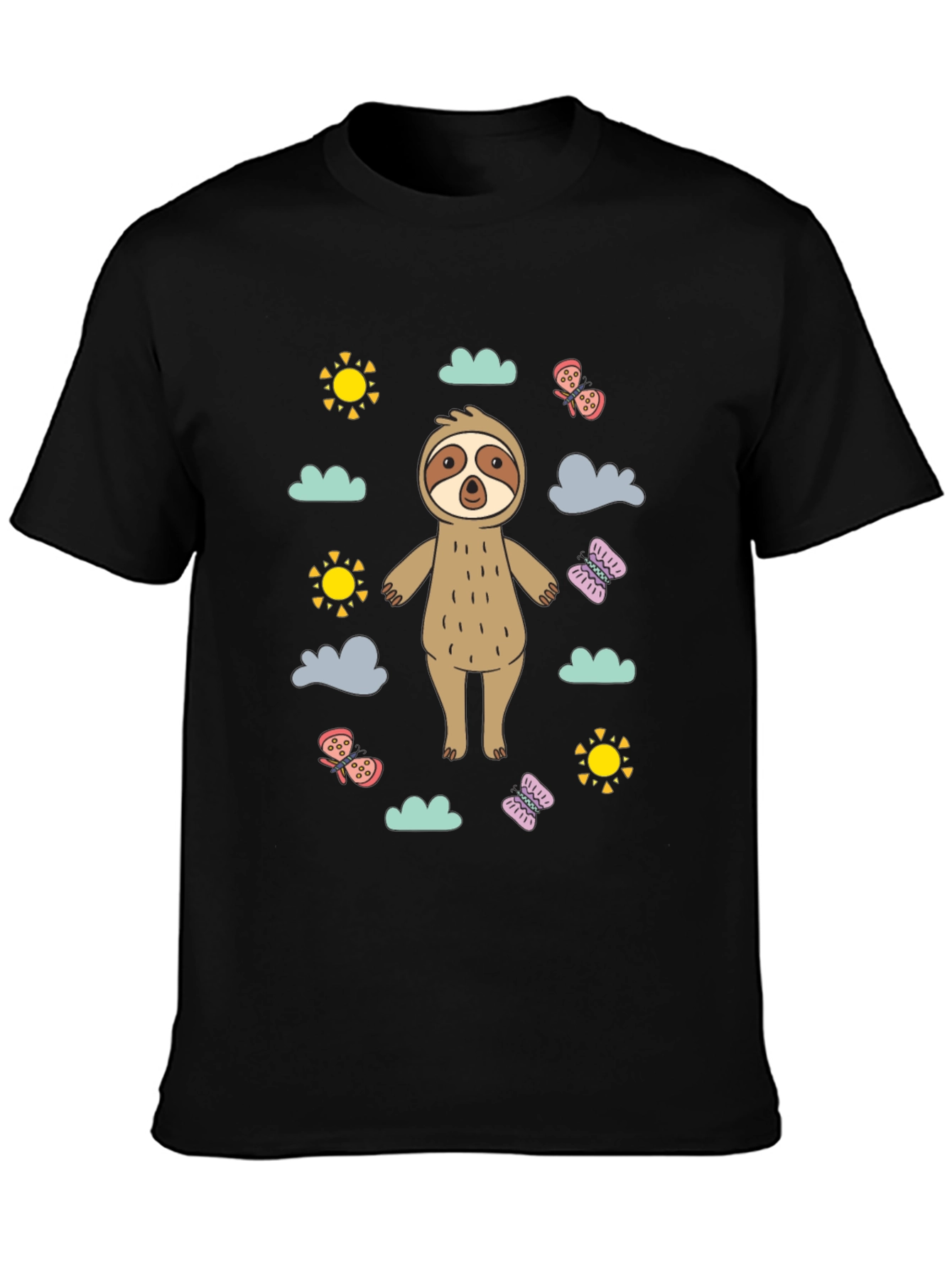 Sloth Graphic T-Shirt - Fun Cartoon Design!