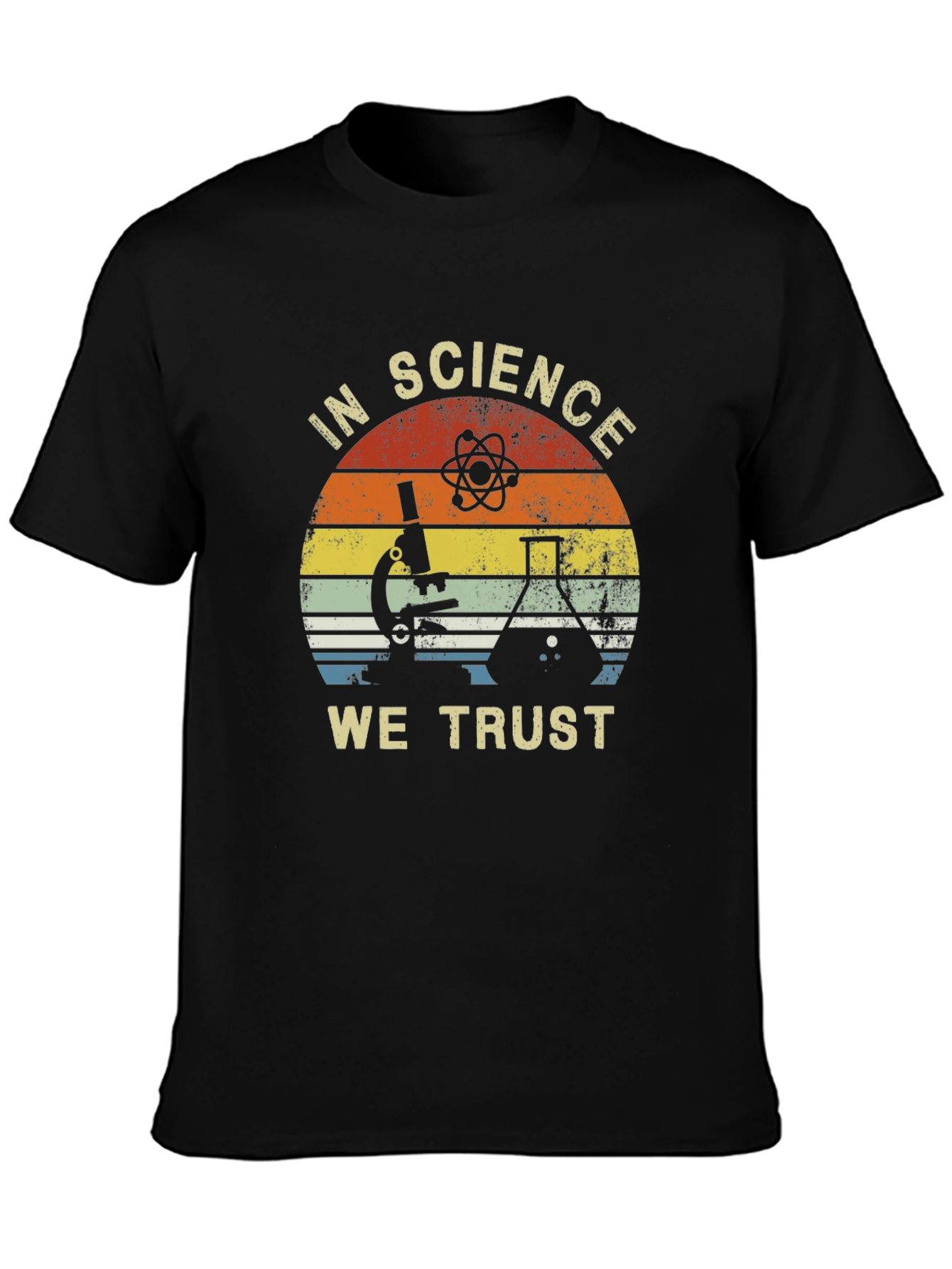 In Science We Trust Black T-Shirt