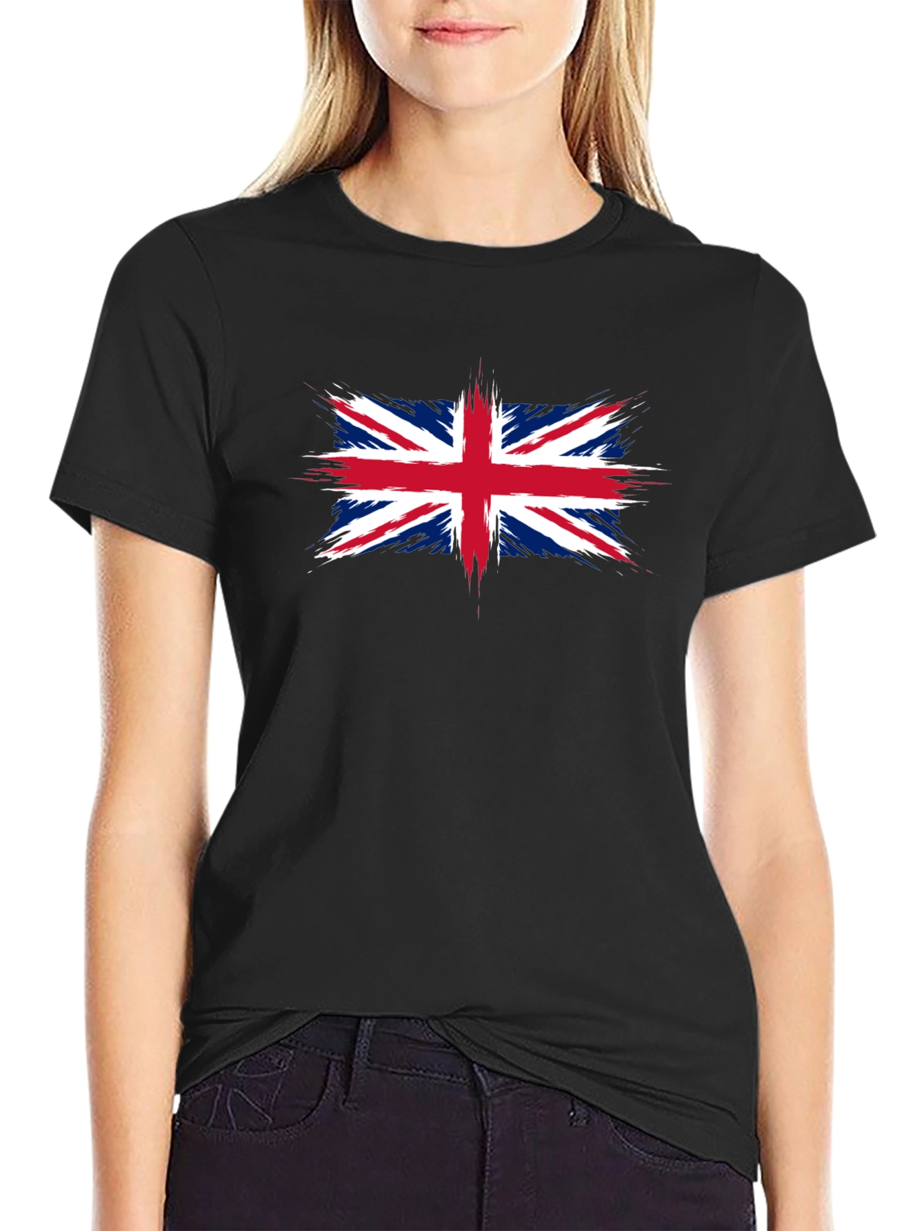 Union Jack Graphic Tee - Stylish British Flag T-Shirt