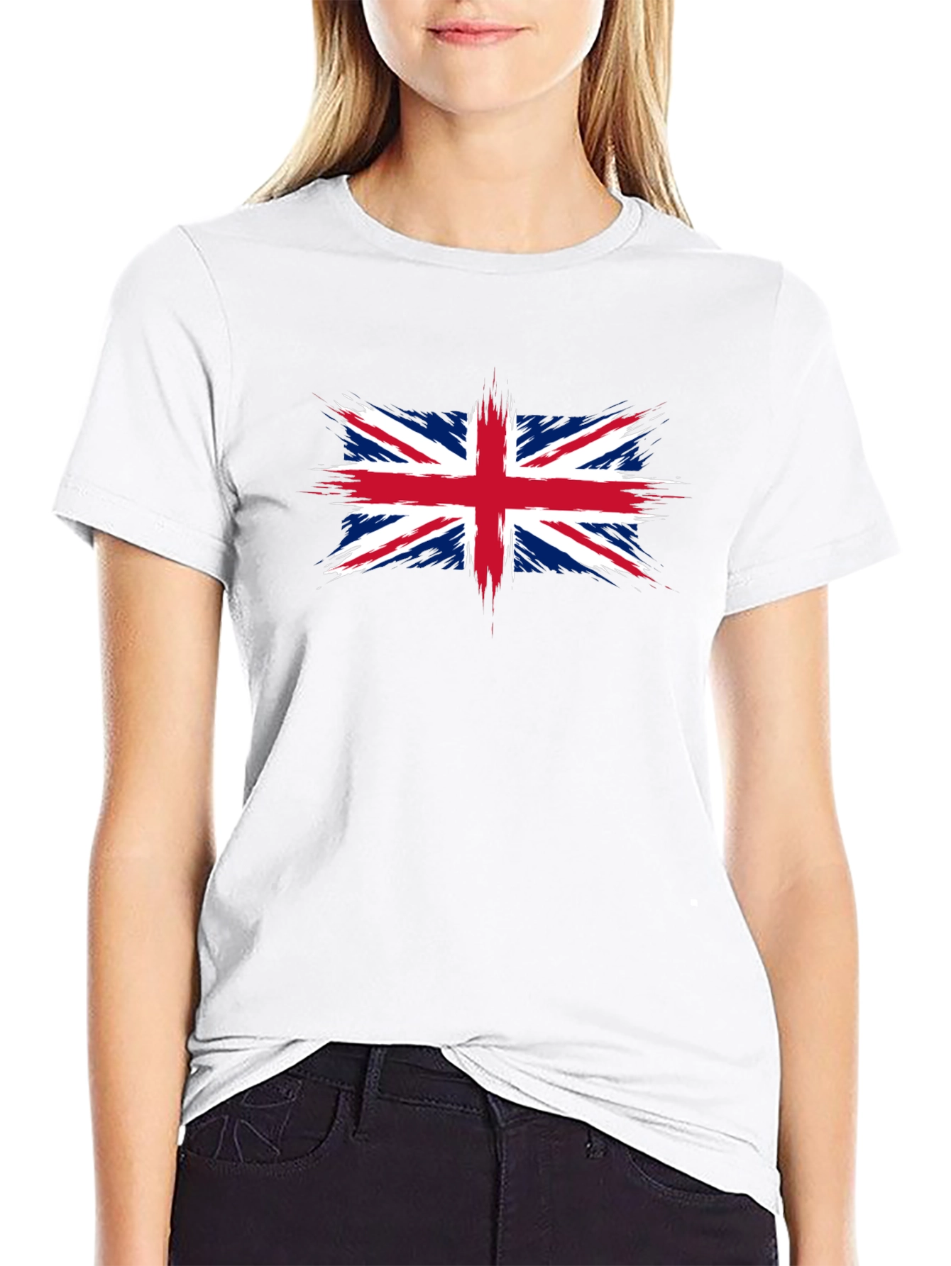 Union Jack Graphic Tee - Stylish British Flag T-Shirt