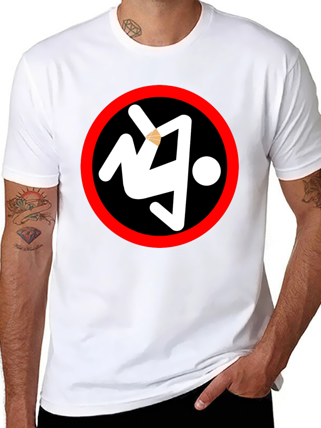 Circle Jerks Band Logo T-Shirt - Black Cotton Tee
