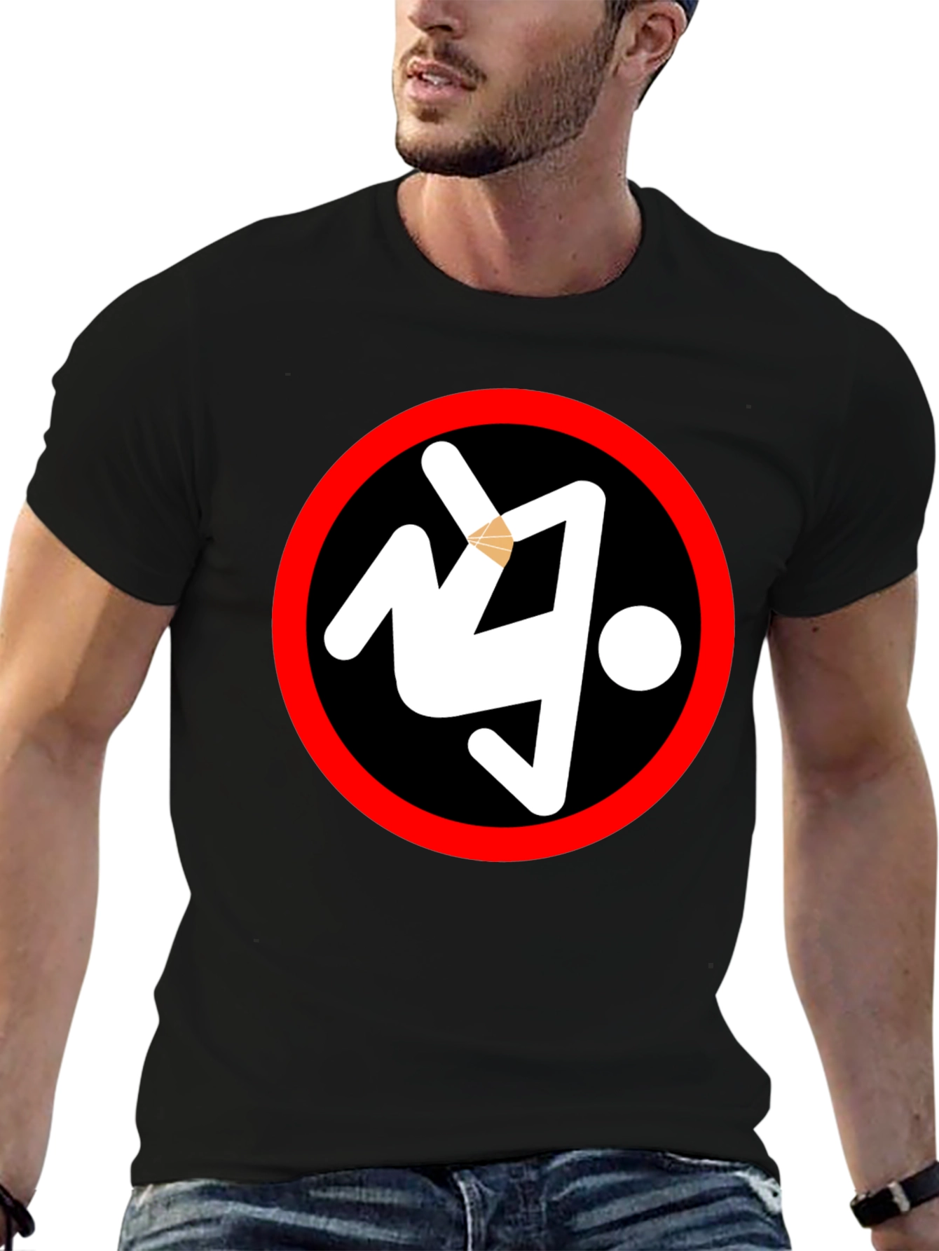 Circle Jerks Band Logo T-Shirt - Black Cotton Tee